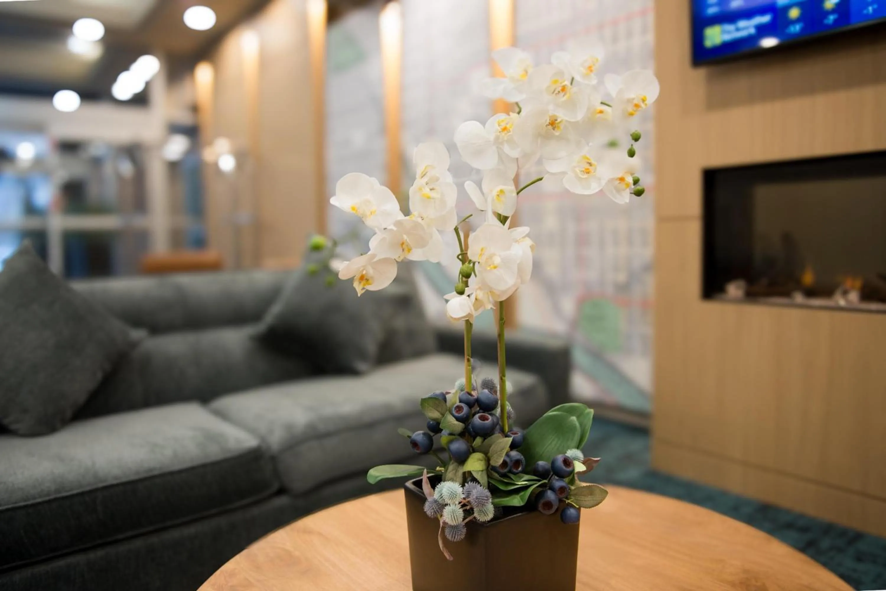 Lobby or reception in Campus Tower Suite Hotel