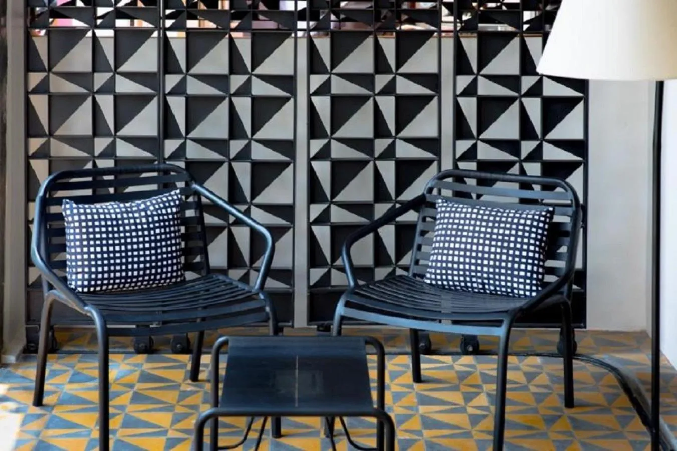 Seating area in Atelier Hotel