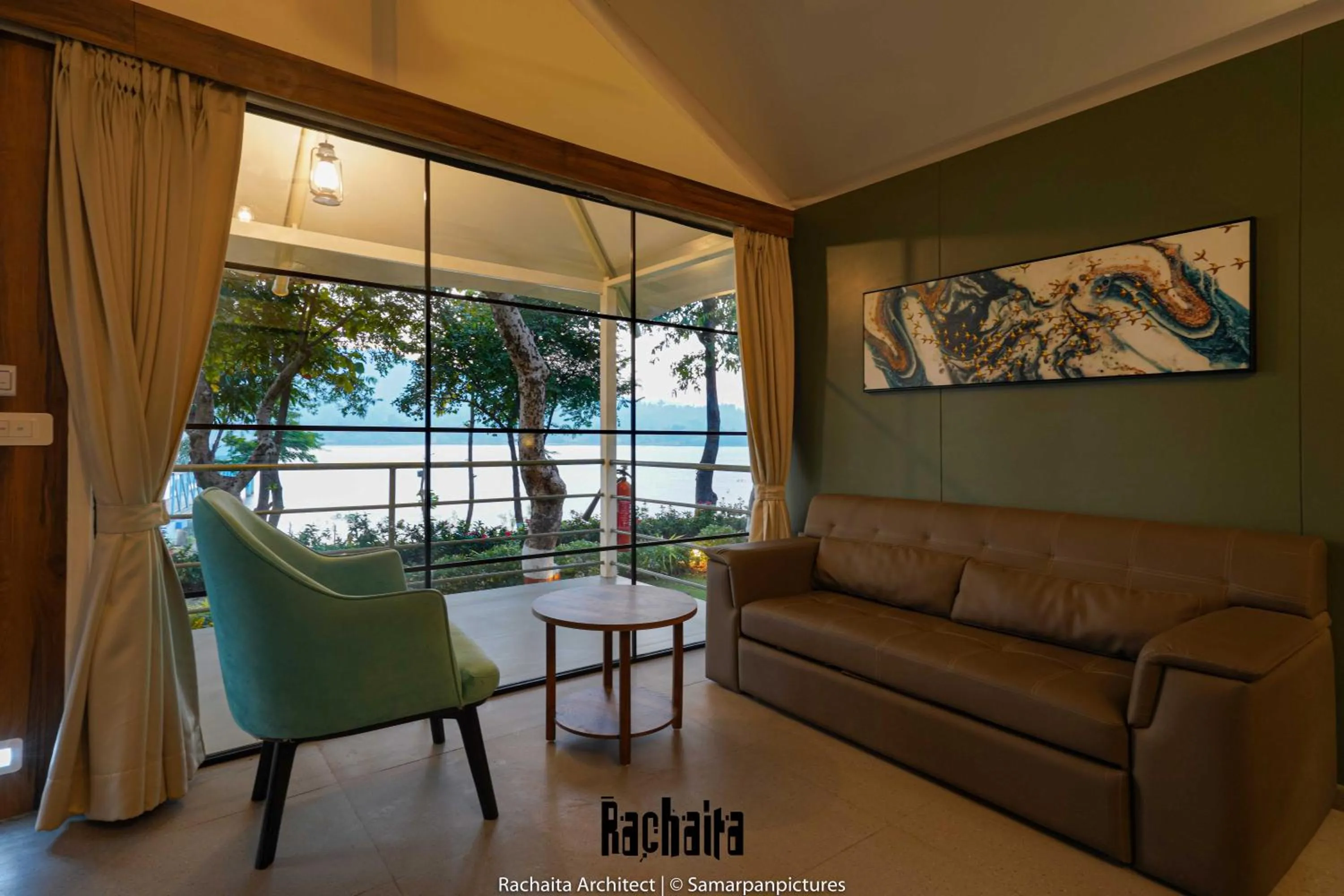 Living room in White Feather Resort Kauncha