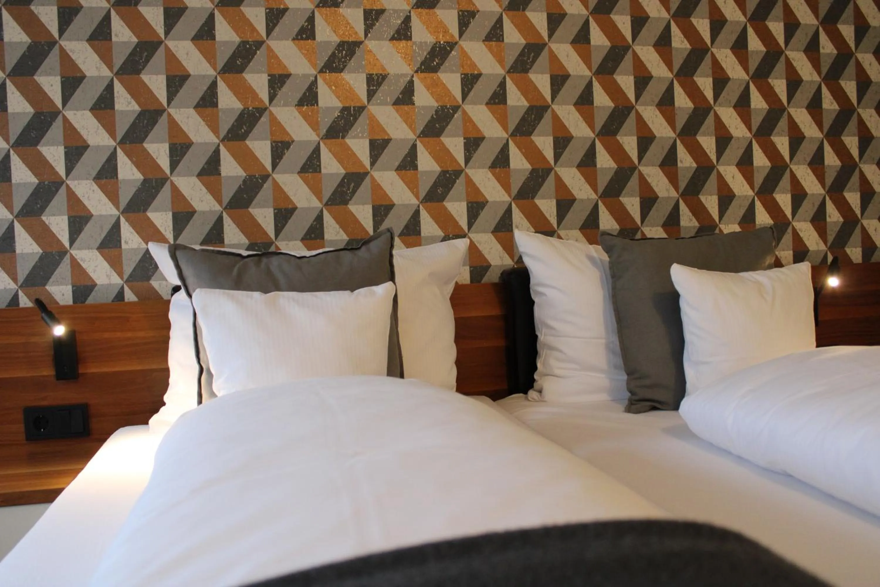 Bed in Motel Hasetal