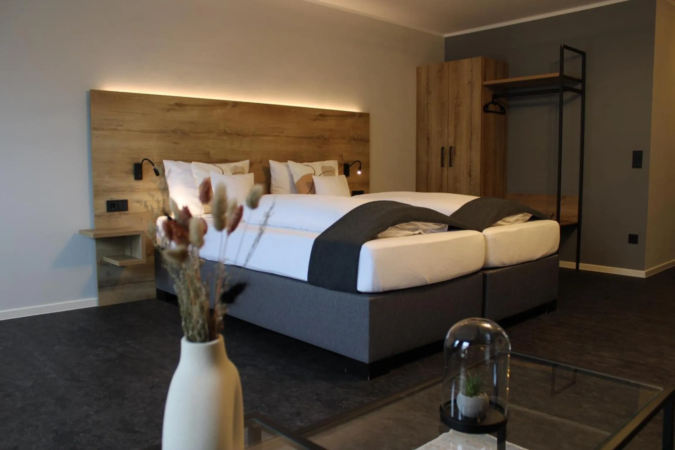 Bed in Motel Hasetal