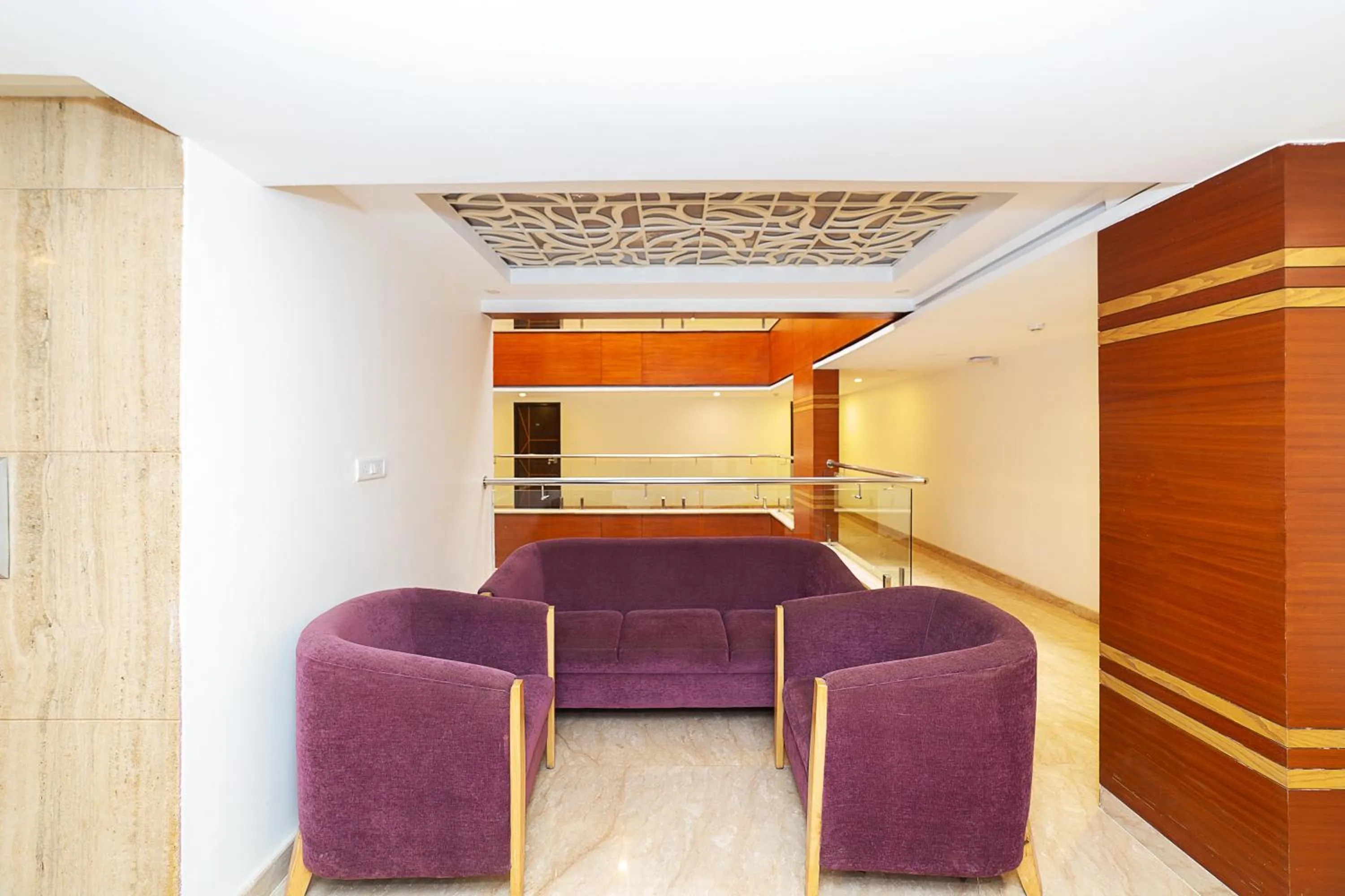 Seating area in Icon Regency by Bhagini