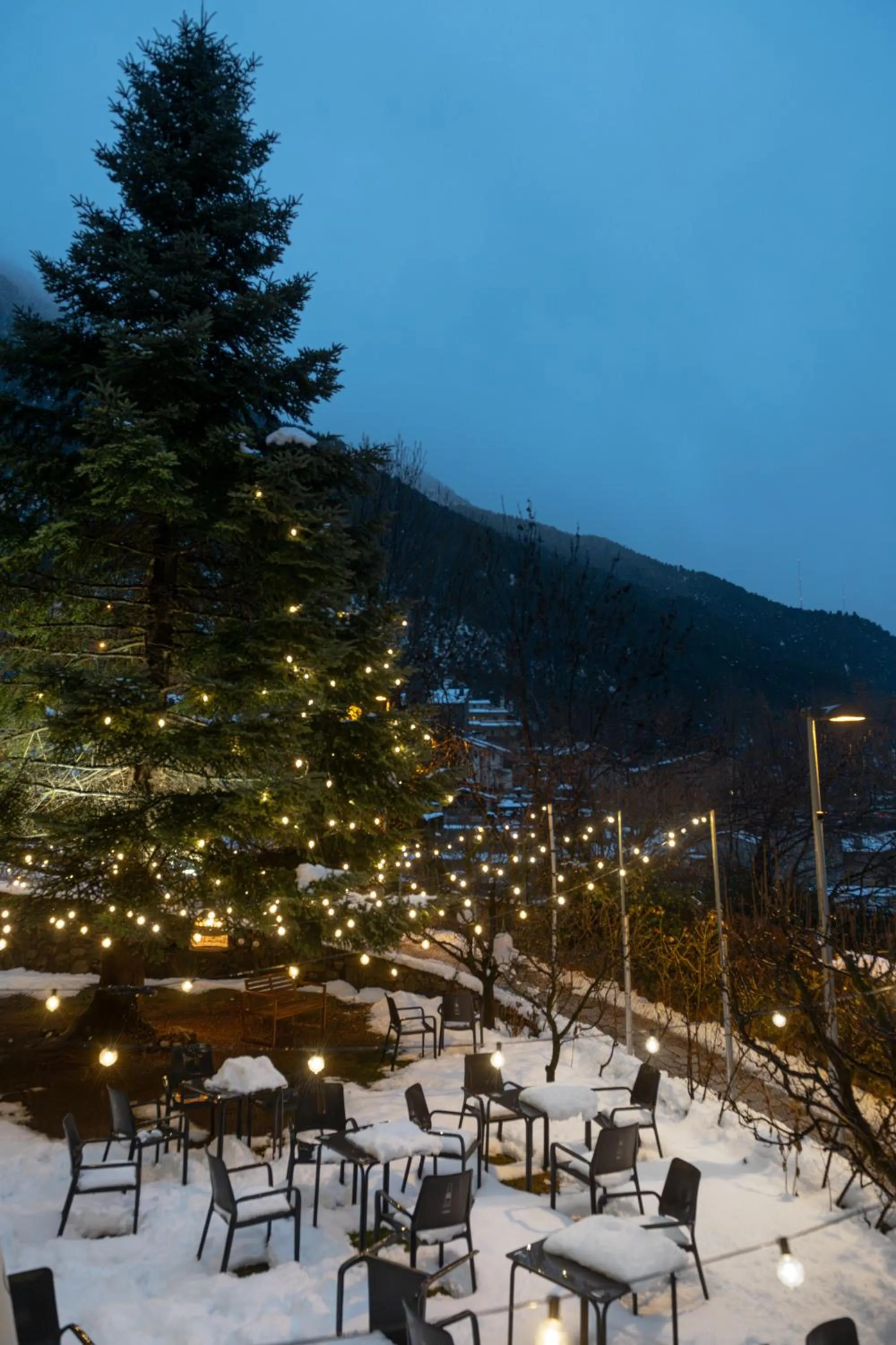 Patio in Hotel Coray by Pierre & Vacances