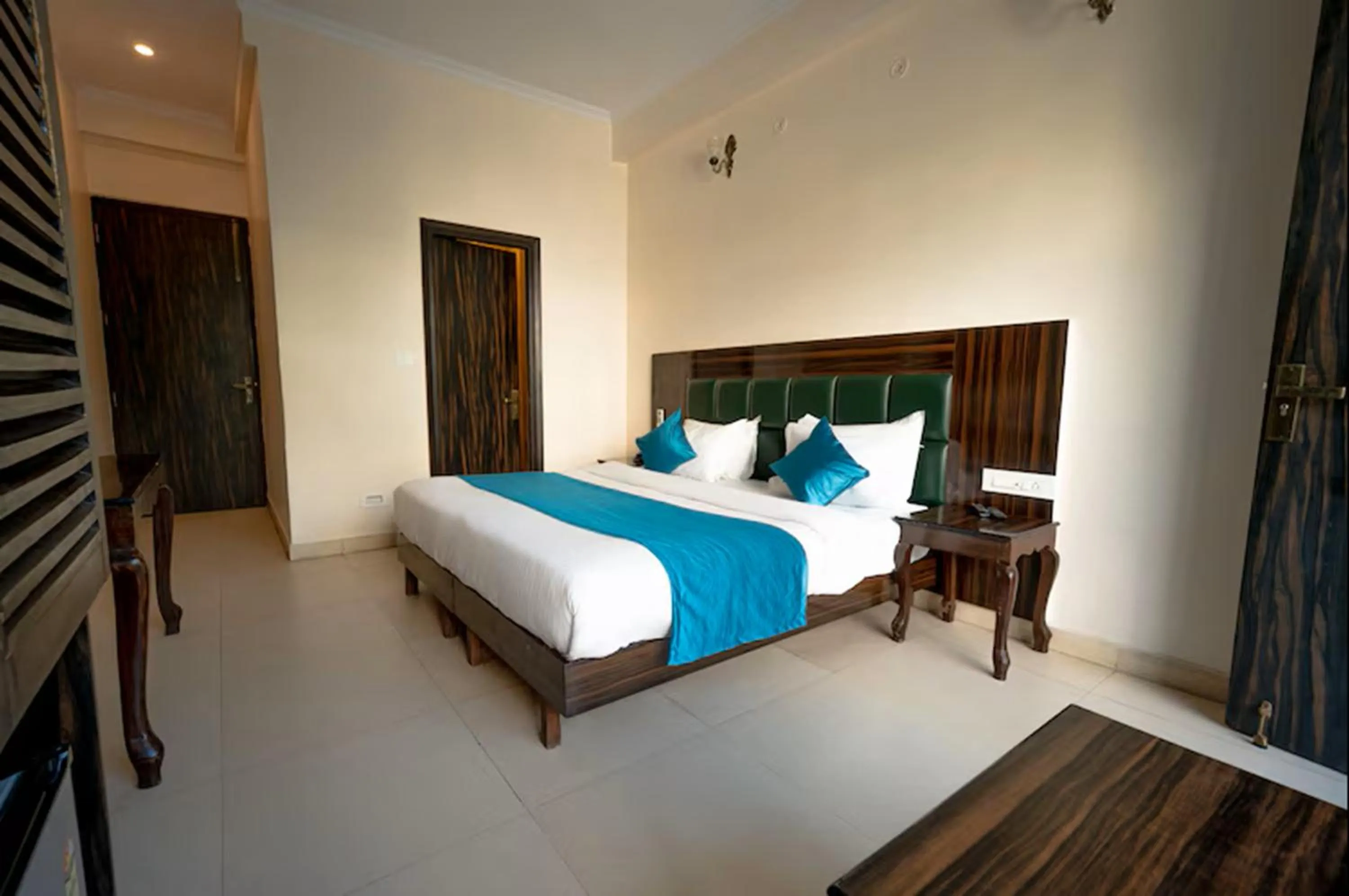 Photo of the whole room, Bed in Hotel Rishikesh Grand by Kool Stays
