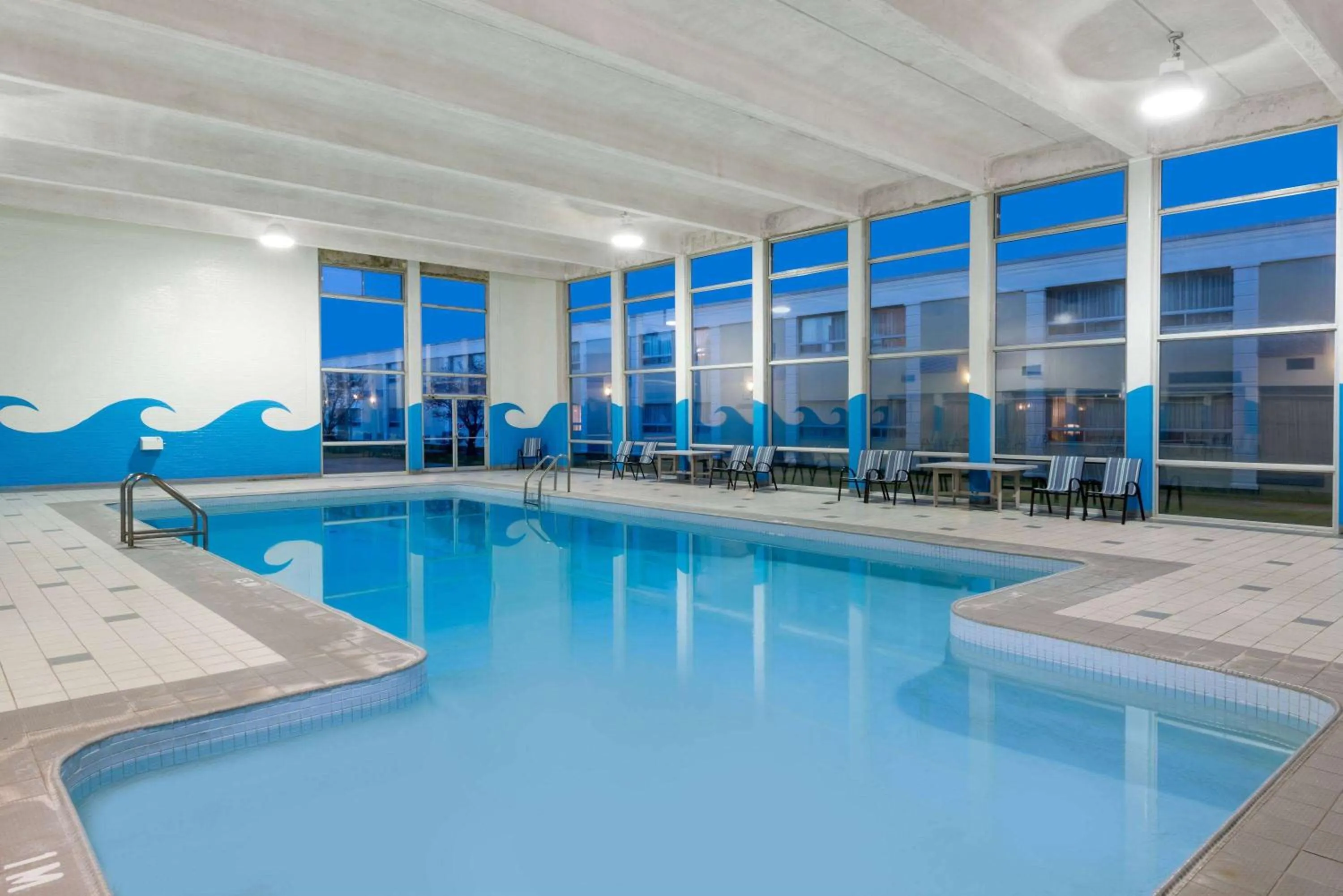 Pool view in Ramada by Wyndham London