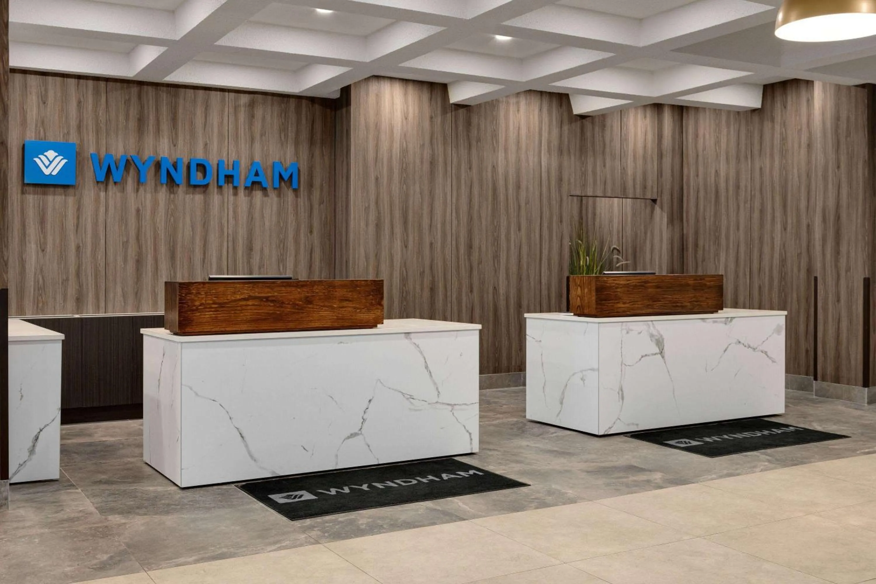 Lobby or reception in Wyndham Edmonton Hotel and Conference Centre