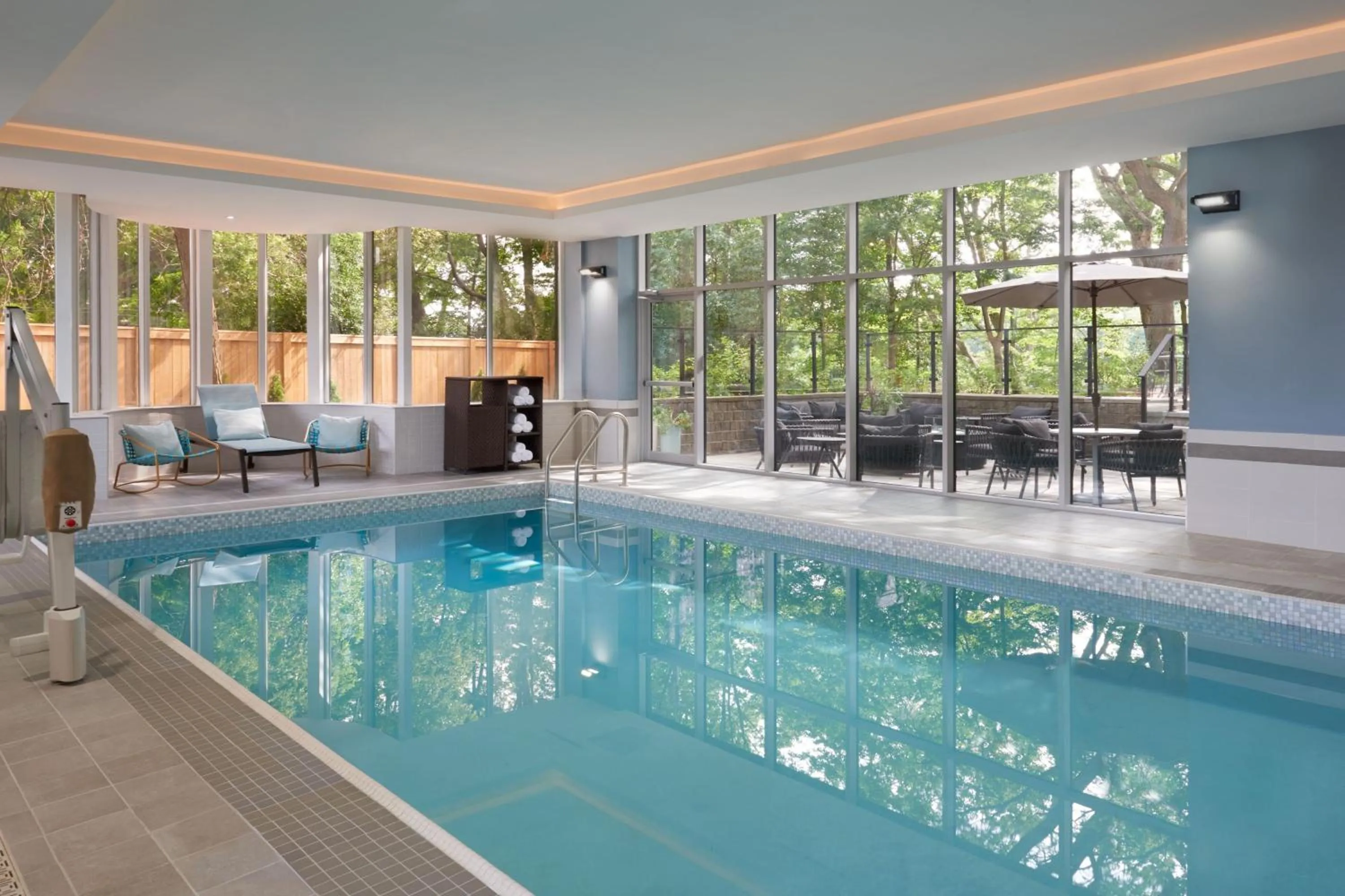 Swimming pool in TownePlace Suites by Marriott Toronto Oakville