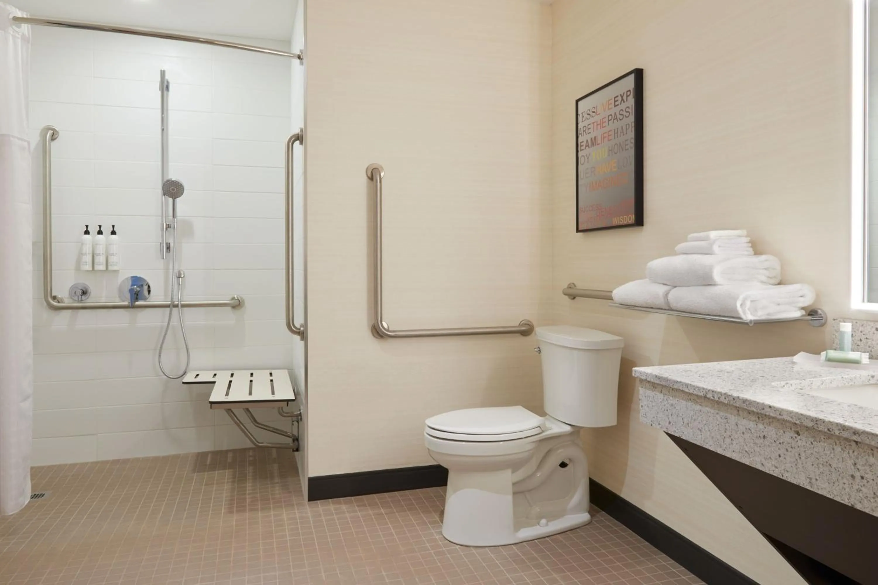 Bathroom in TownePlace Suites by Marriott Toronto Oakville