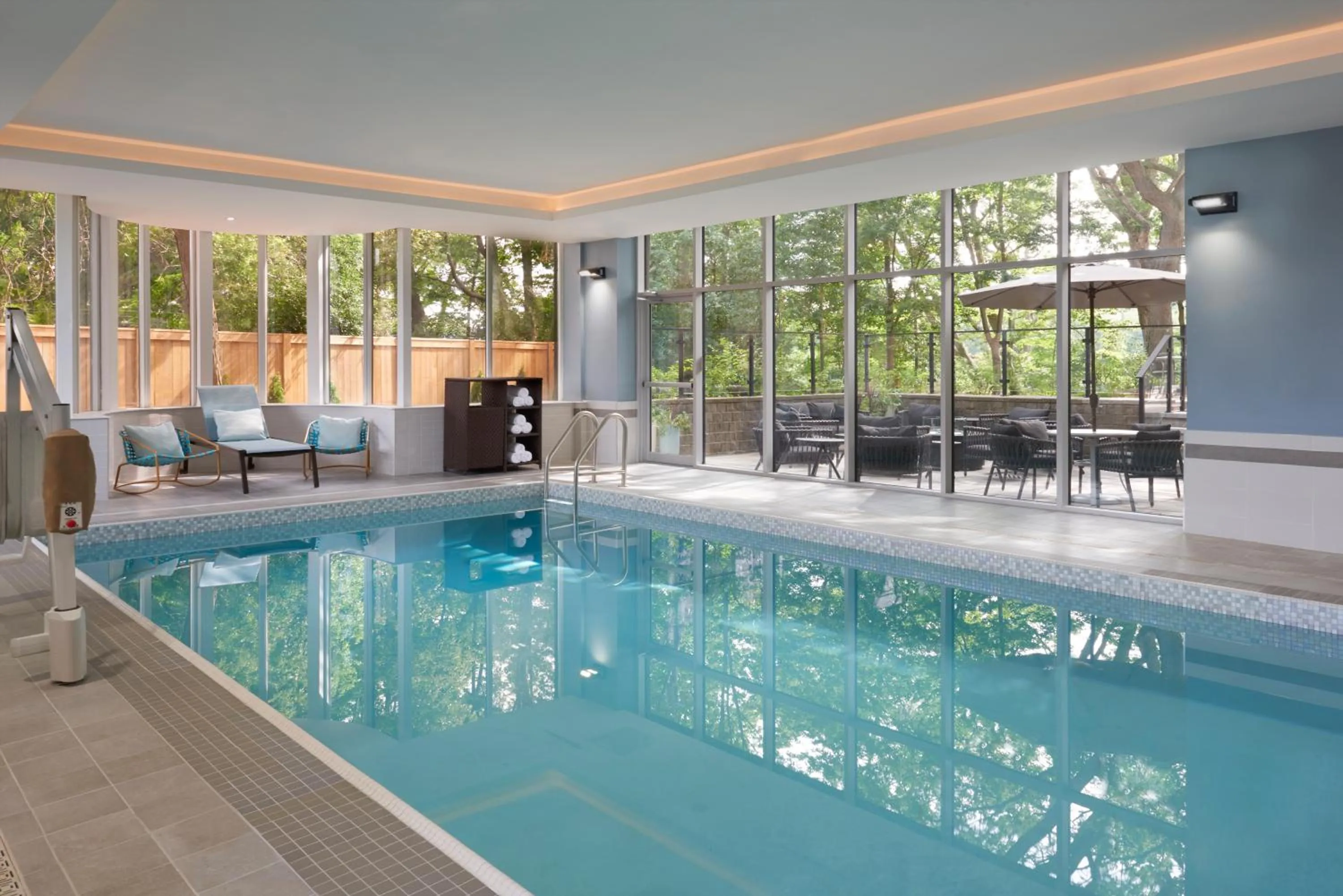 Swimming pool in TownePlace Suites by Marriott Toronto Oakville