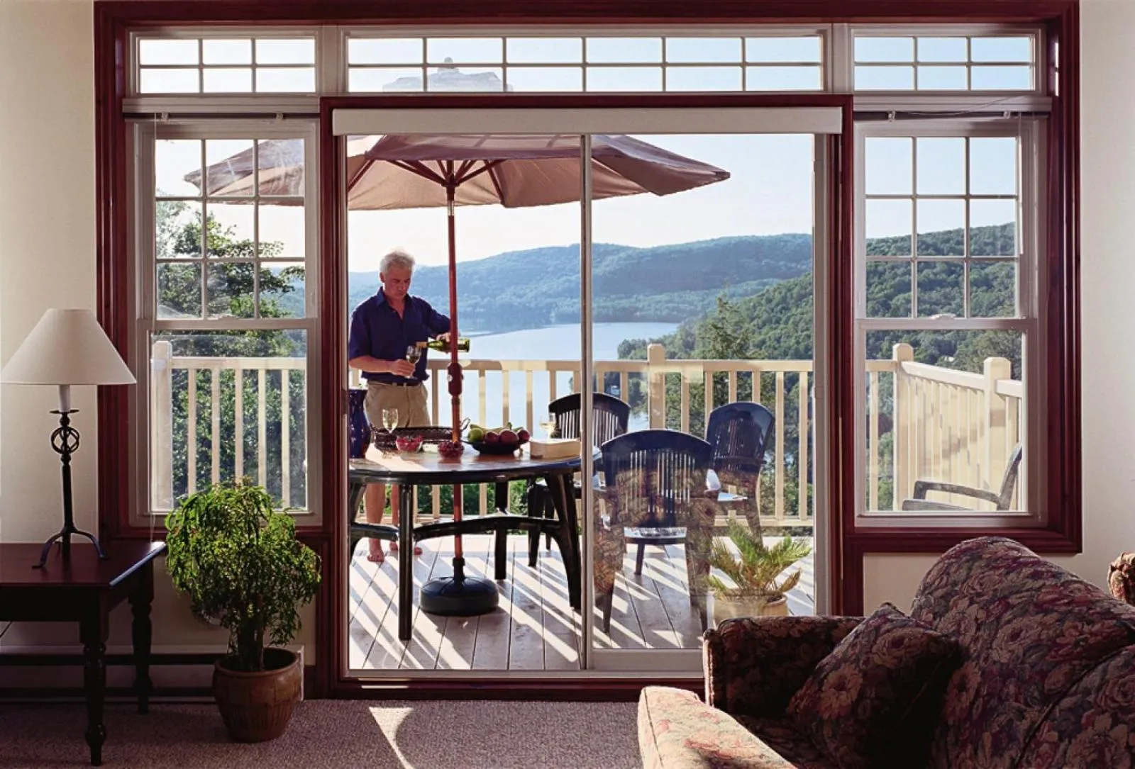 Living room in Cap Tremblant Mountain Resort