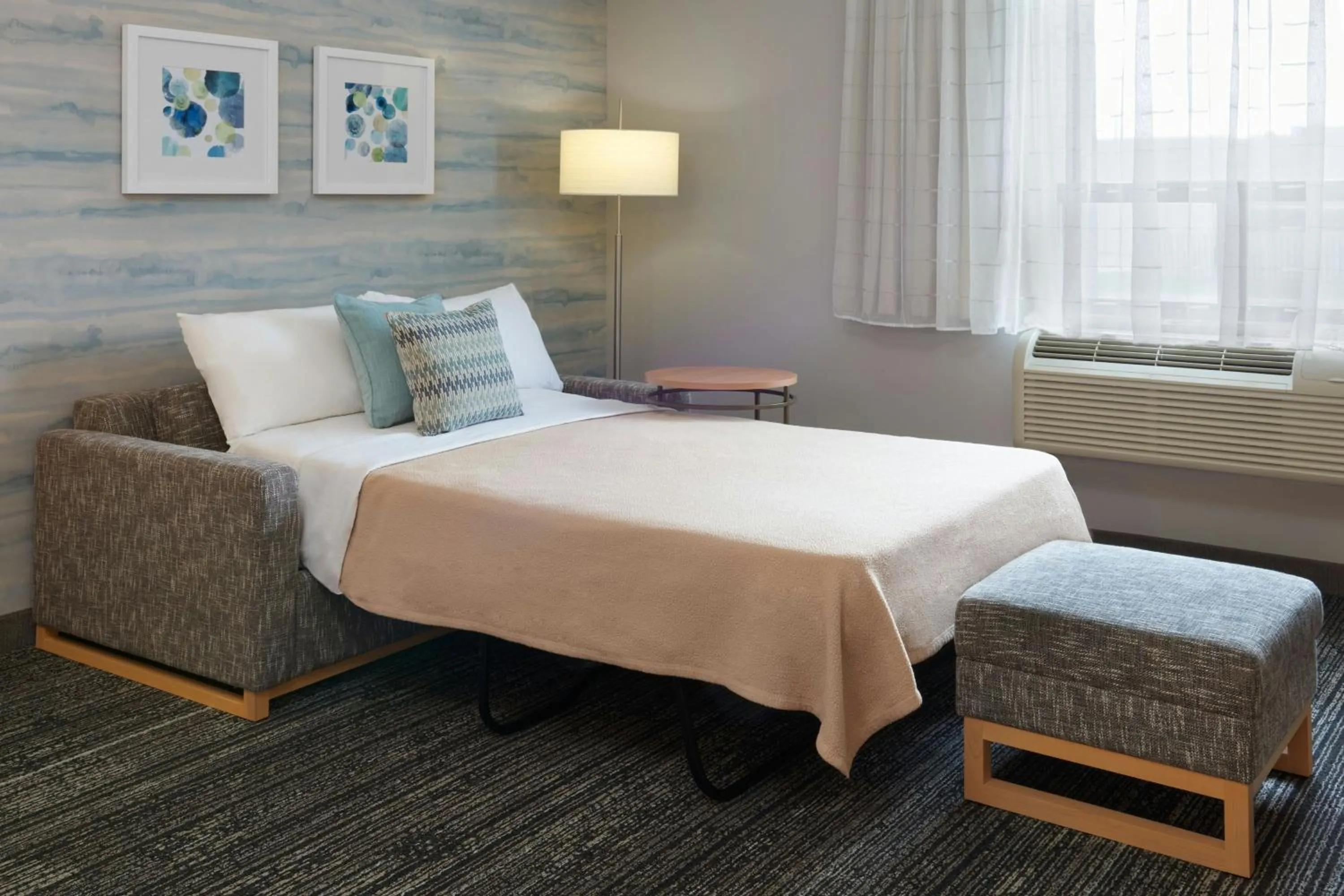 Bedroom, Bed in TownePlace Suites by Marriott London