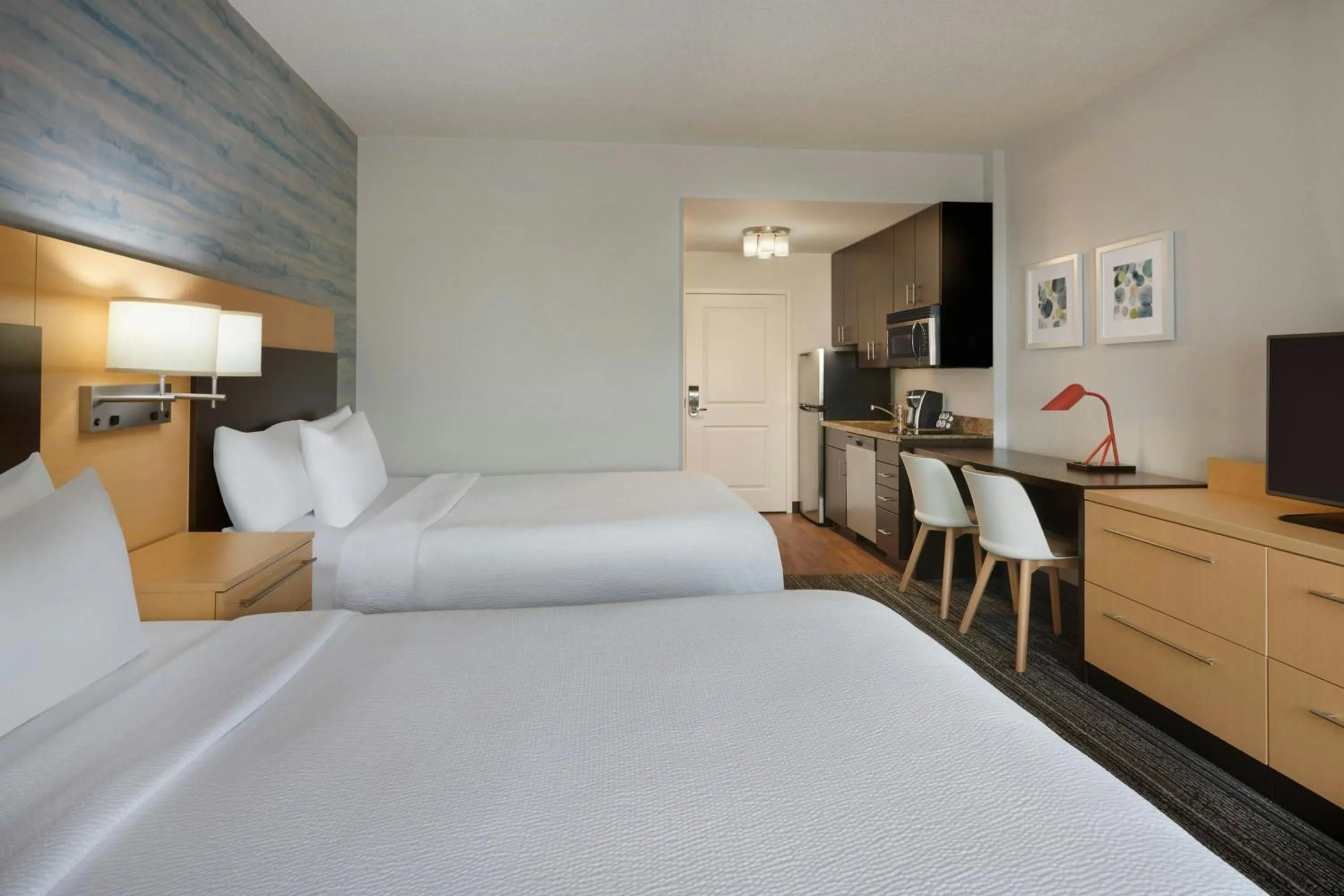 Bedroom, Bed in TownePlace Suites by Marriott London