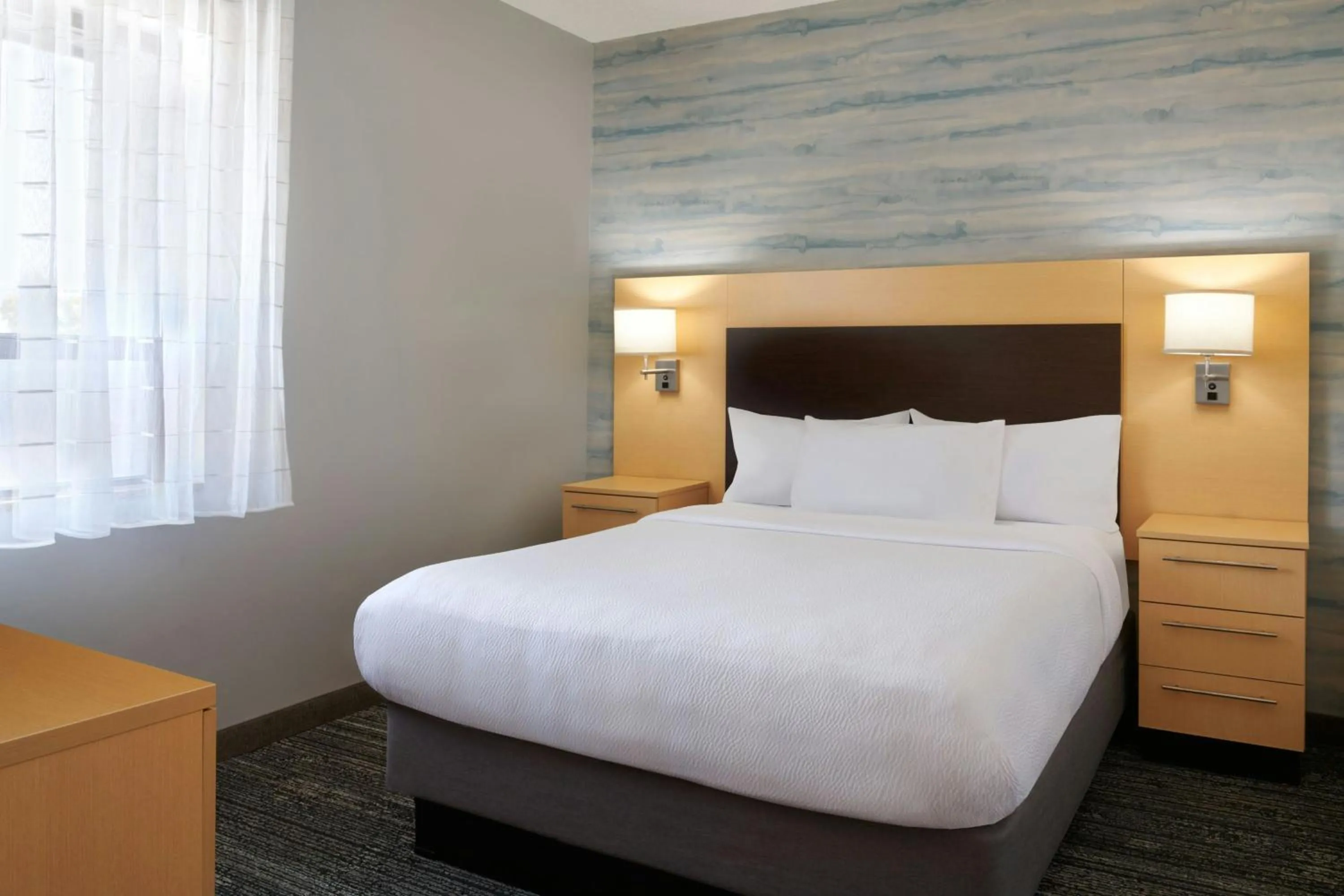 Bedroom, Bed in TownePlace Suites by Marriott London