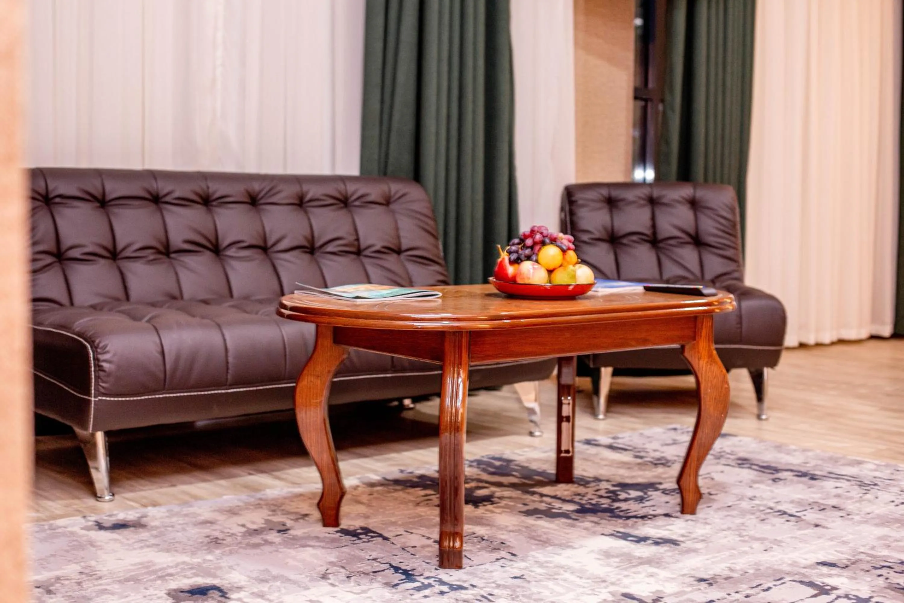 Seating area in Central Palace Halal Hotel