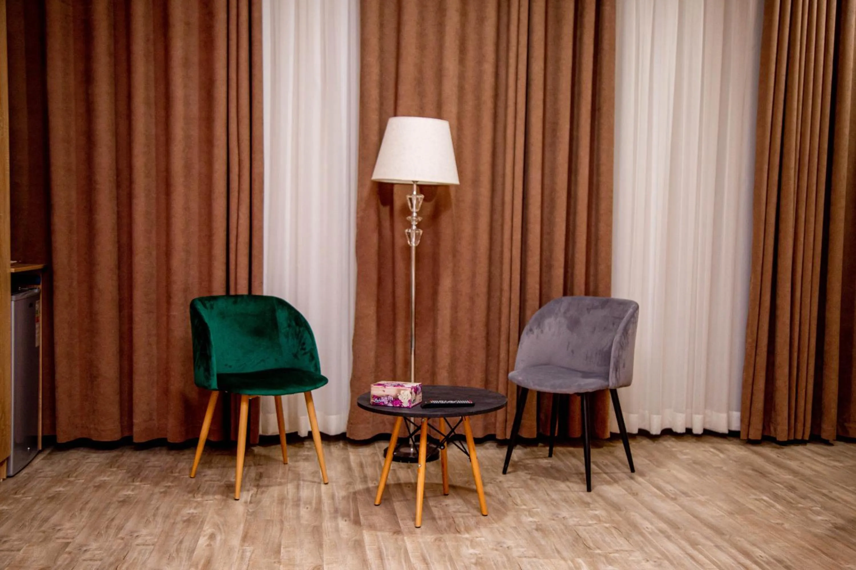 Seating area in Central Palace Halal Hotel