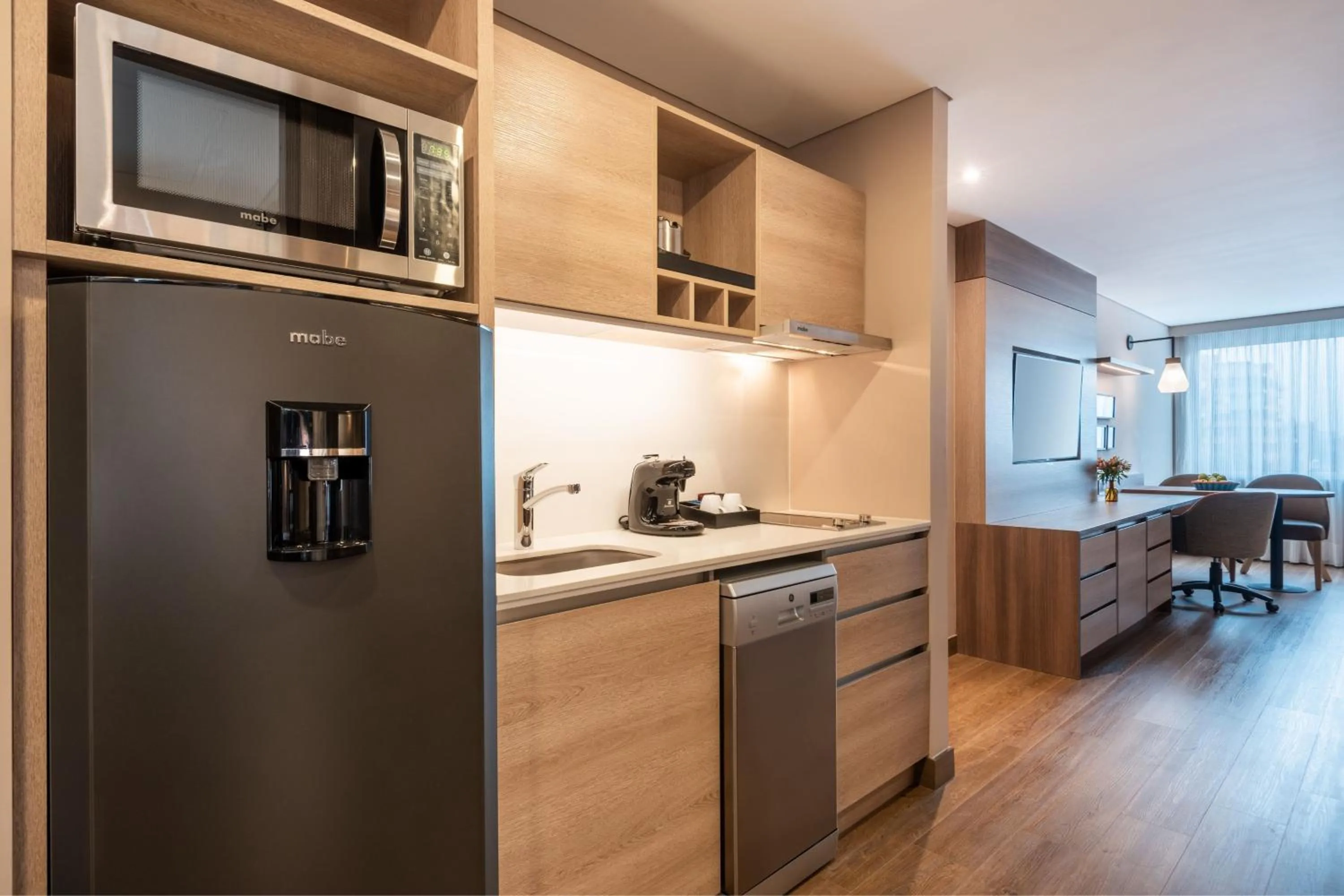 Kitchen or kitchenette in Residence Inn by Marriott Bogota