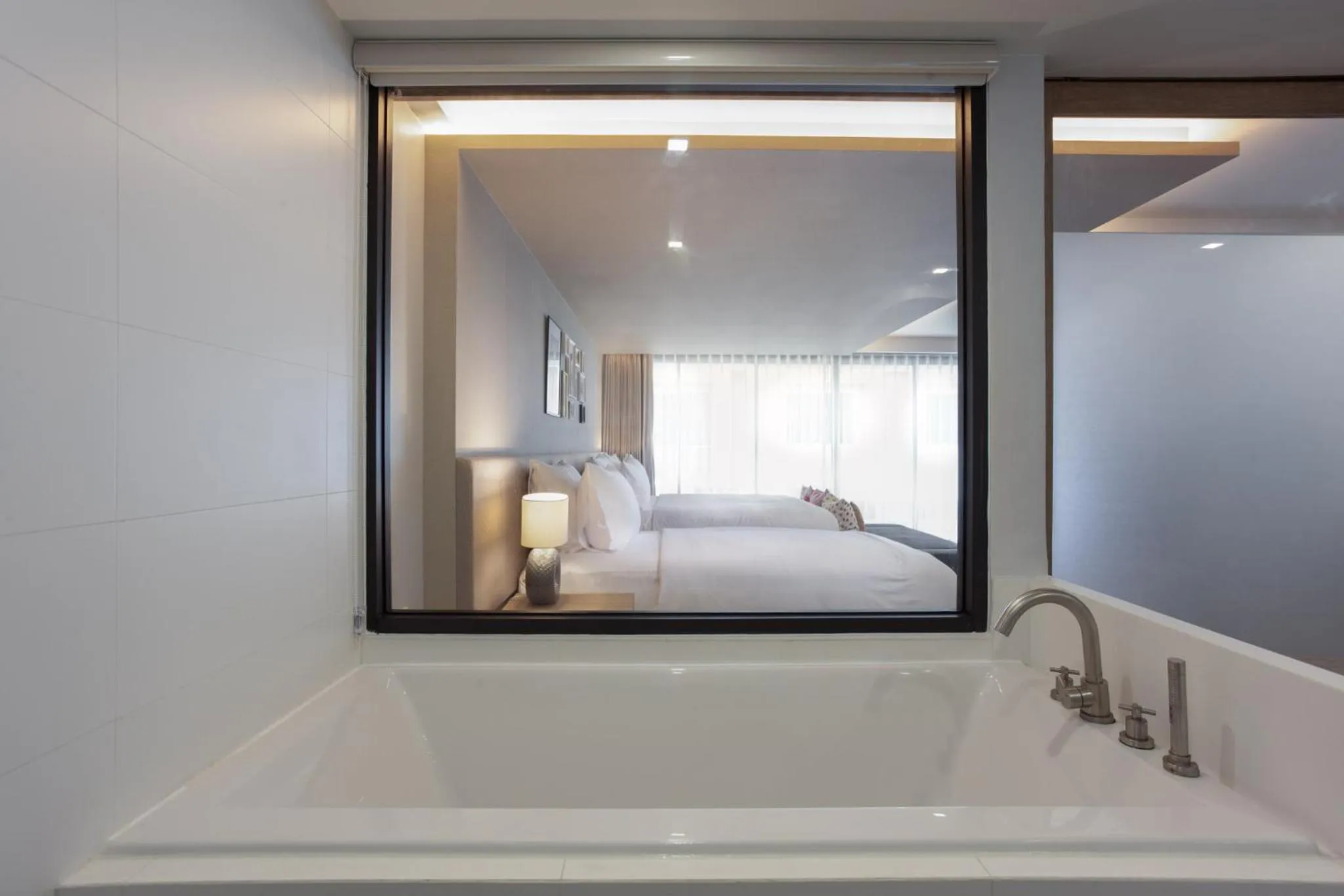 Bathroom, Bed in Anona Beachfront Phuket Resort-SHA EXTRA PLUS