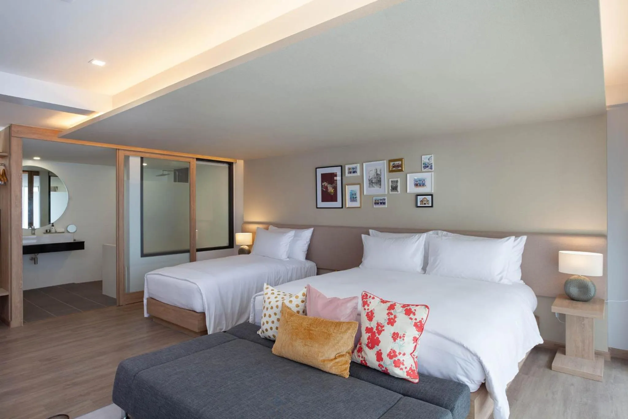 Bed in Anona Beachfront Phuket Resort-SHA EXTRA PLUS