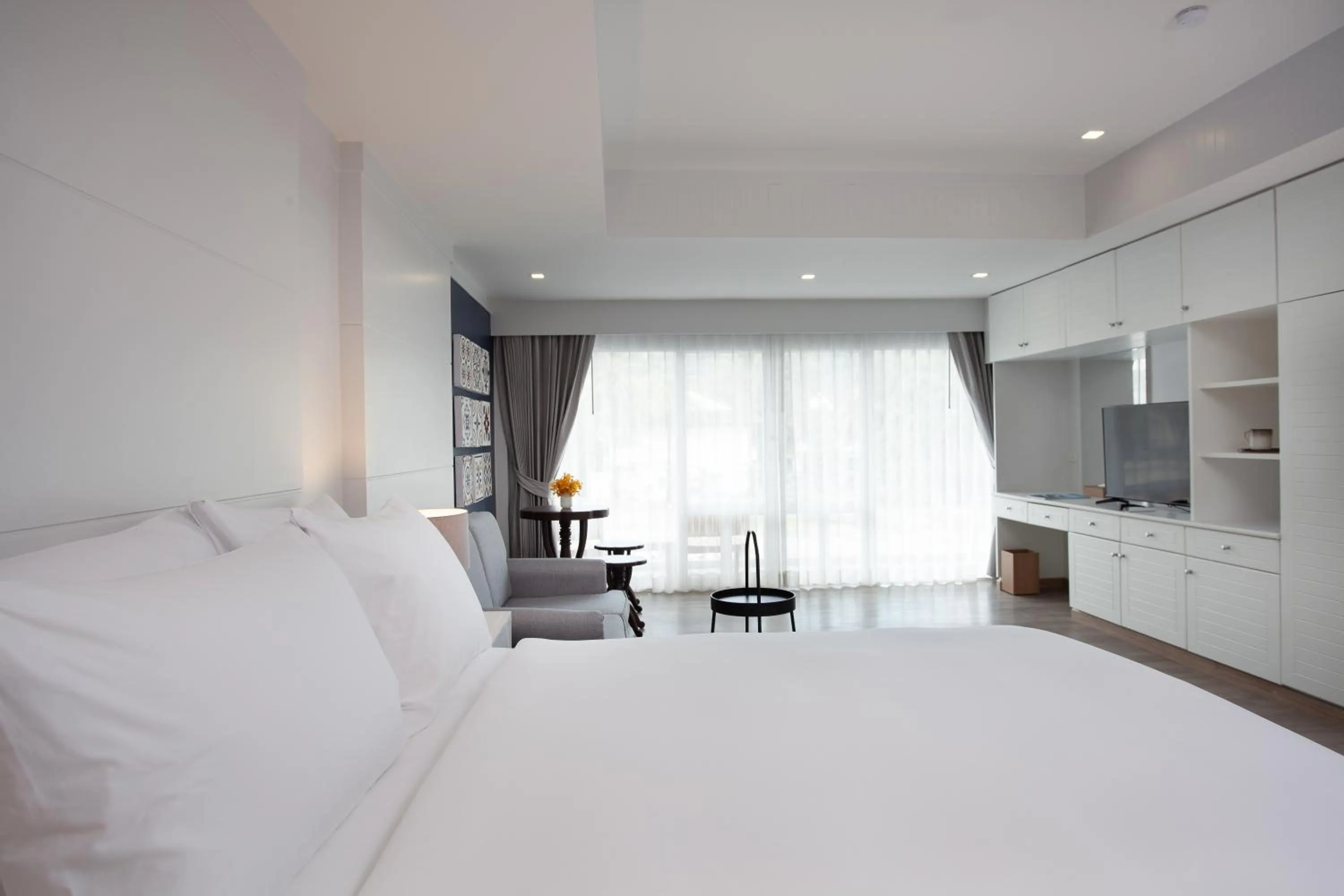 Bed in Anona Beachfront Phuket Resort-SHA EXTRA PLUS