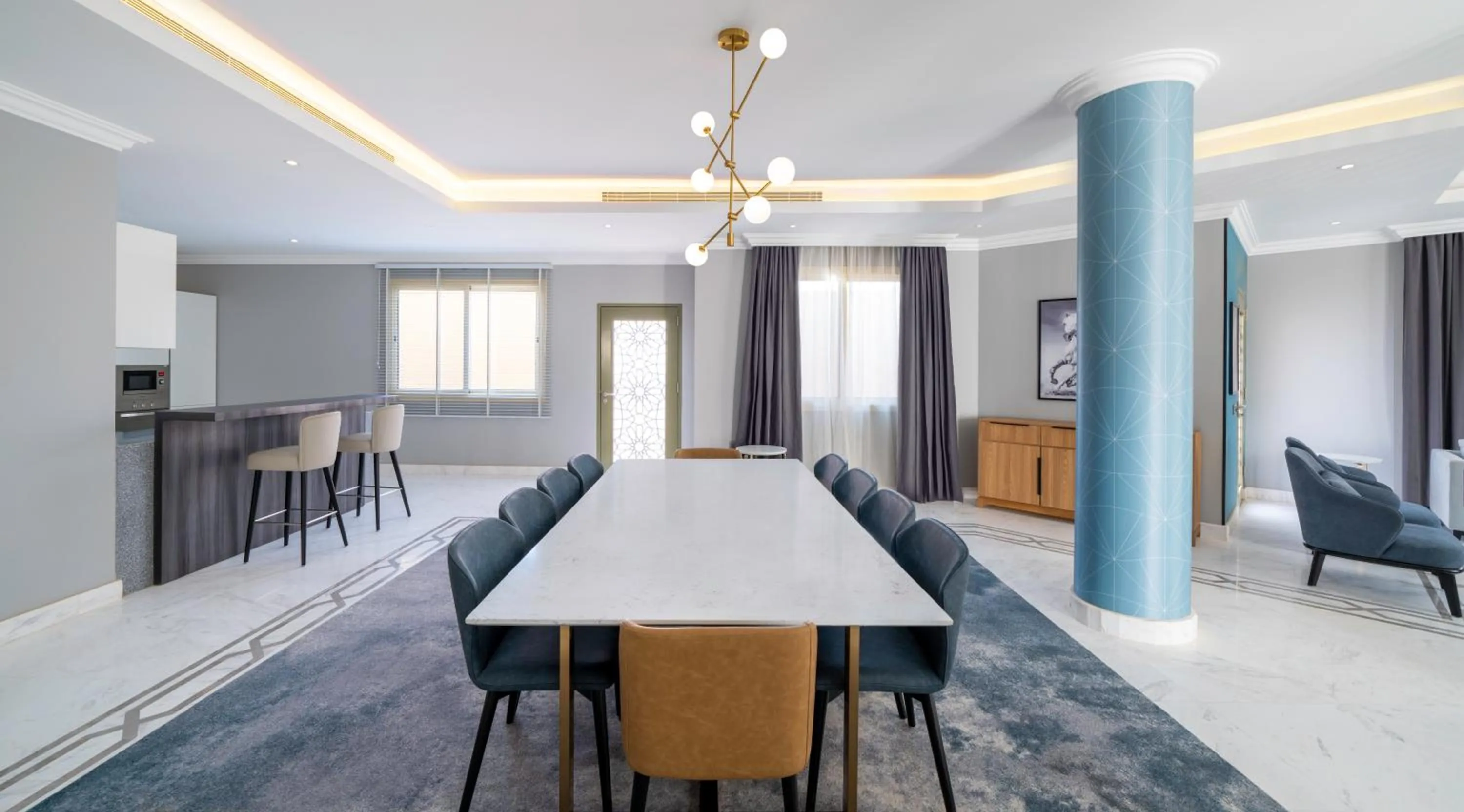 Dining area in Radisson Hotel Riyadh Airport