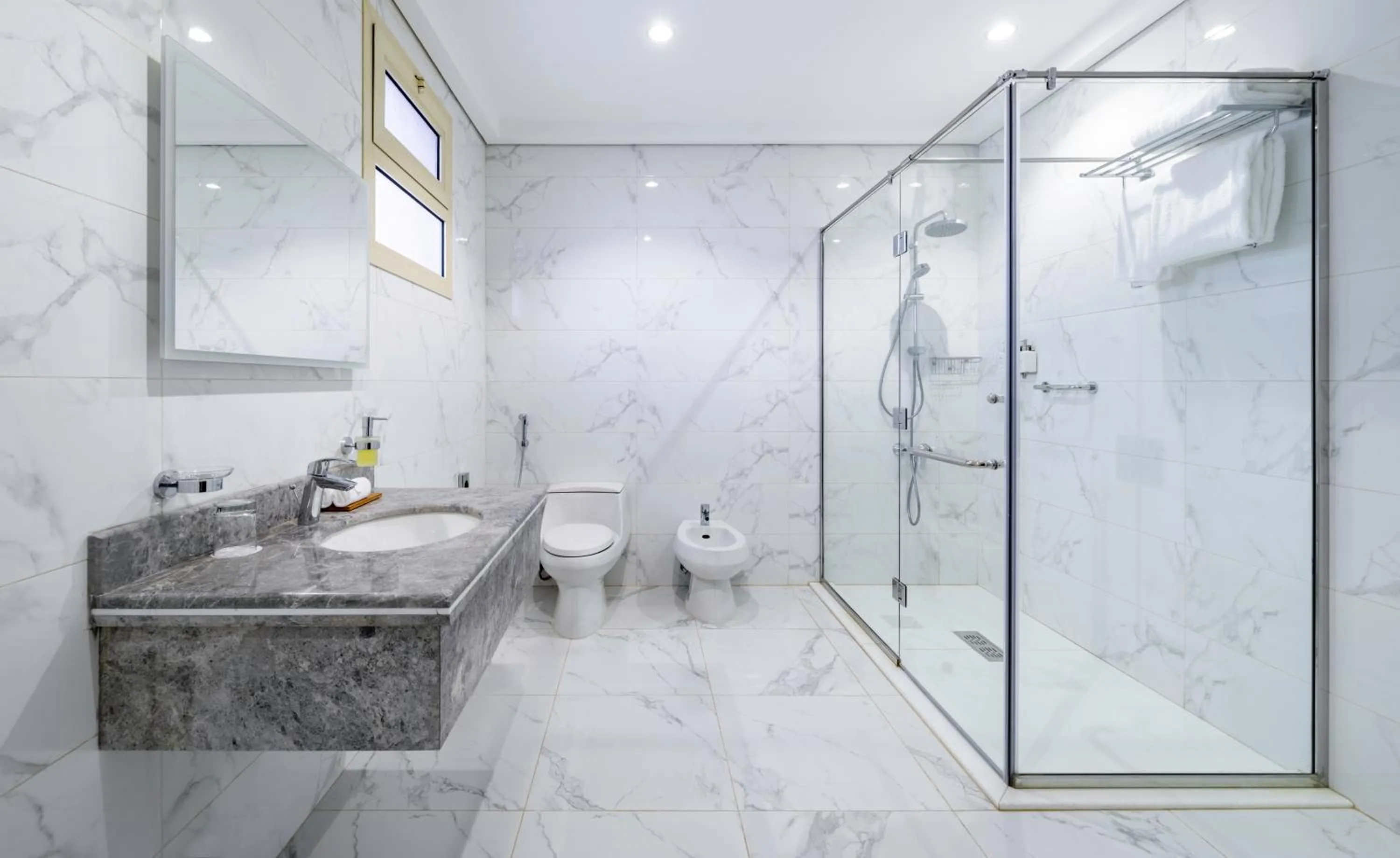 Toilet in Radisson Hotel Riyadh Airport