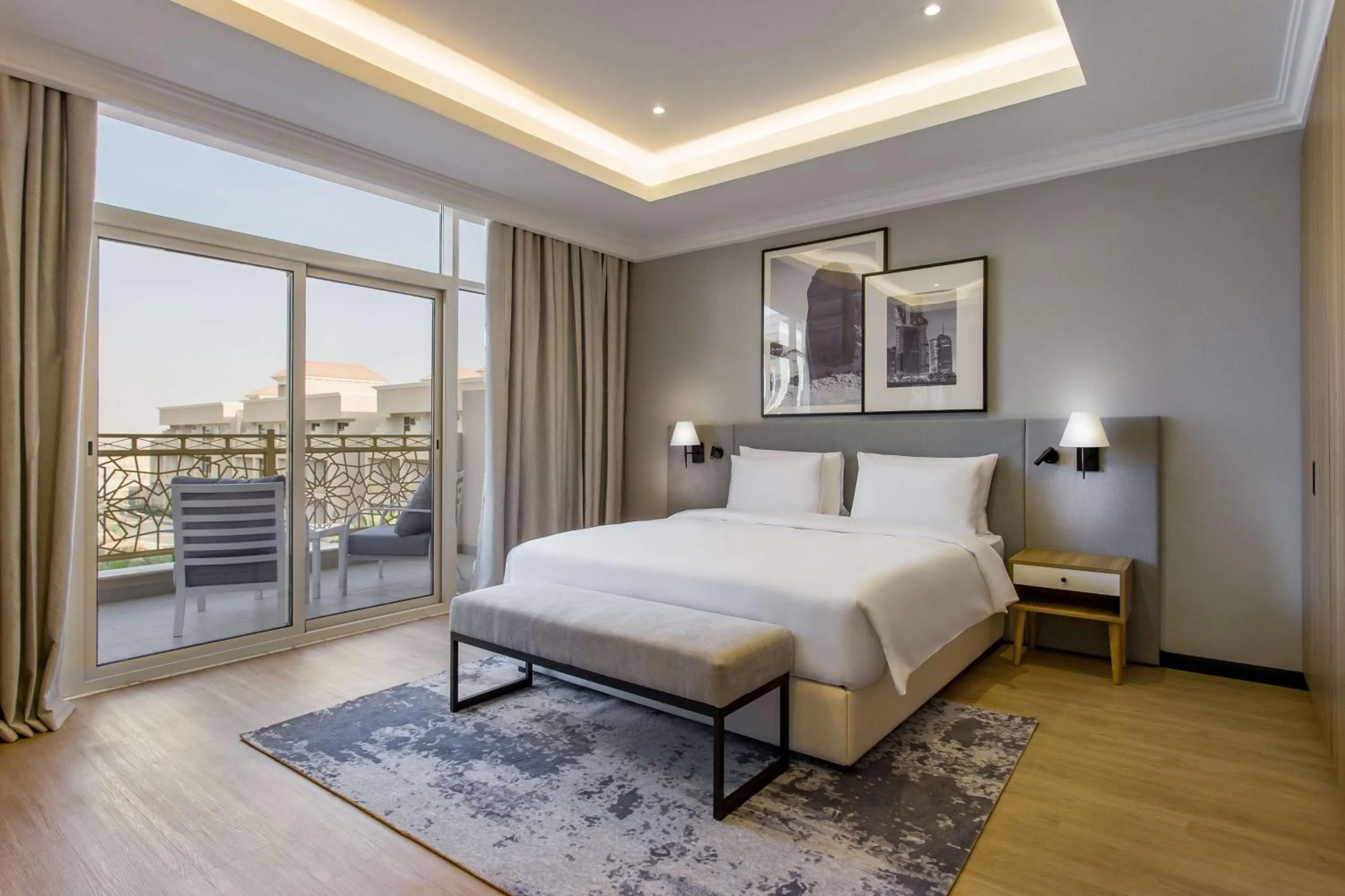 Photo of the whole room, Bed in Radisson Hotel Riyadh Airport