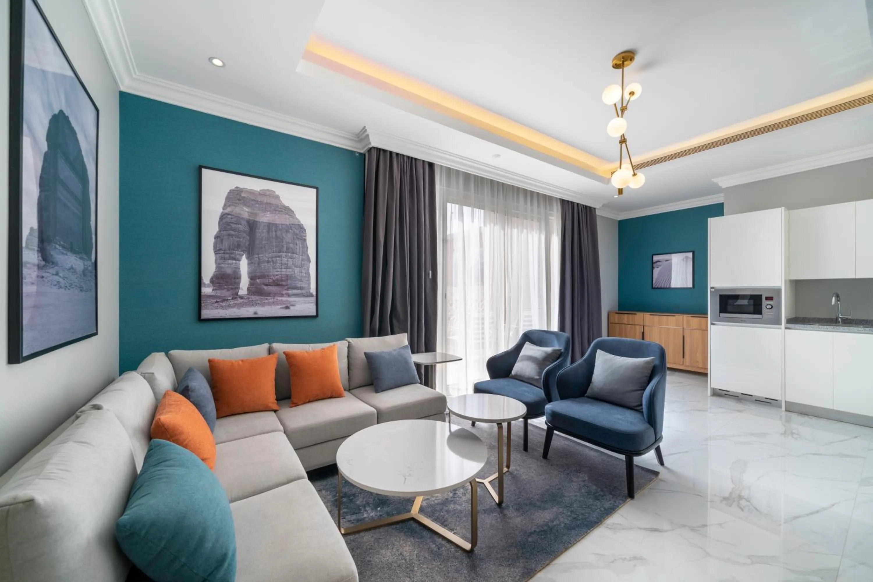 Living room in Radisson Hotel Riyadh Airport