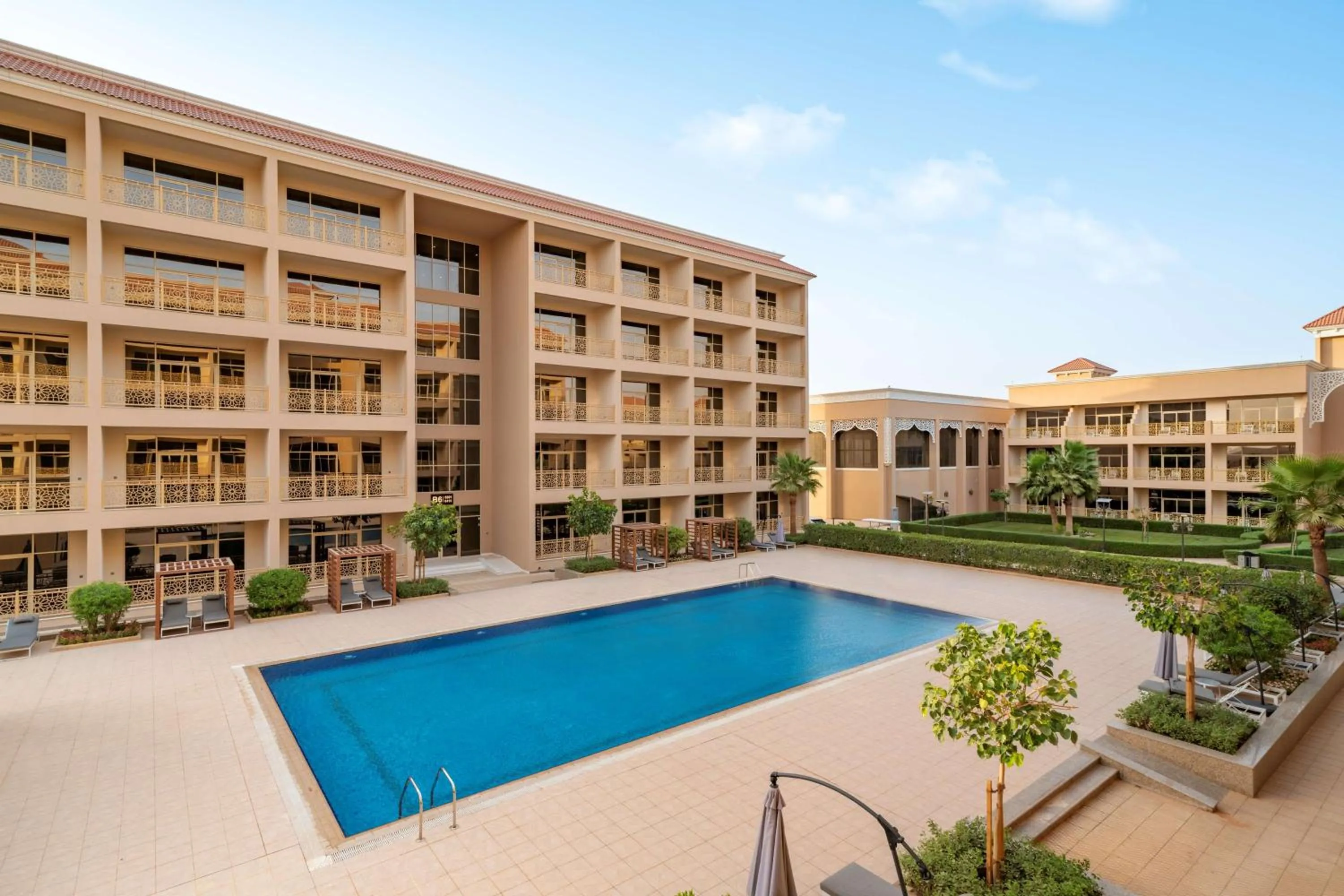 Pool view in Radisson Hotel Riyadh Airport