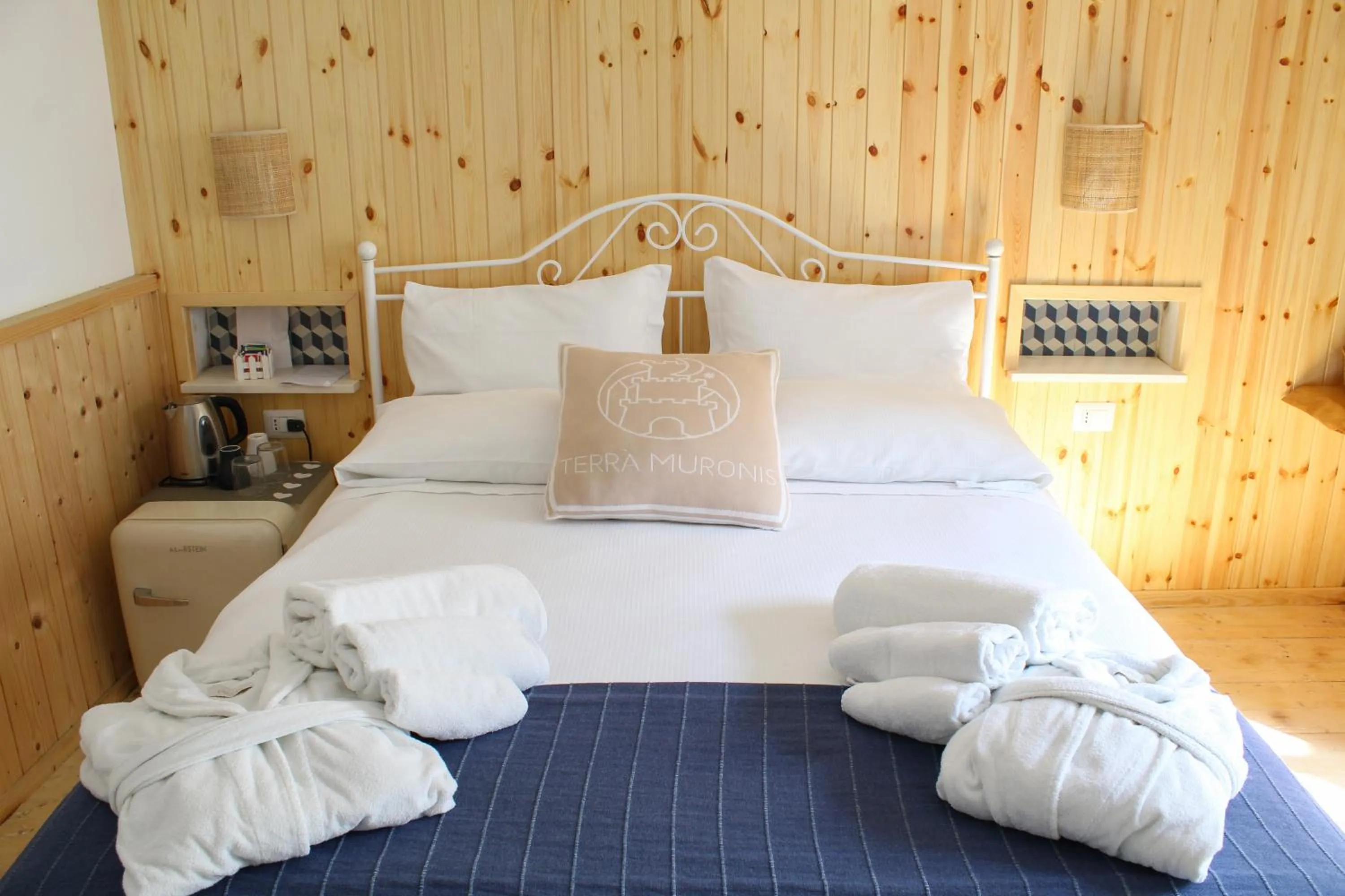 Bed in Terra Muronis Hotel Diffuso