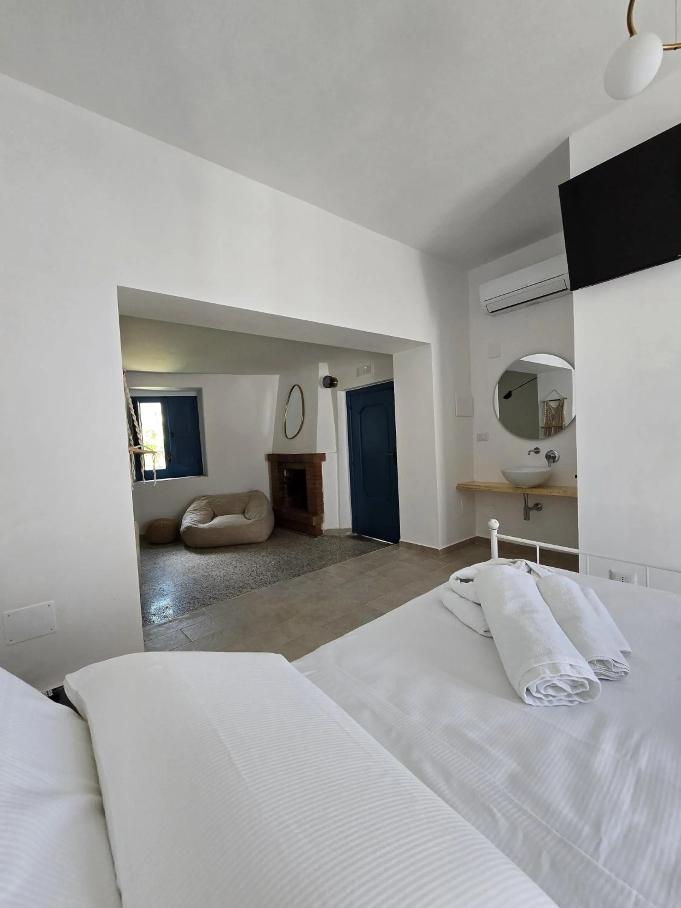 Bed in Terra Muronis Hotel Diffuso