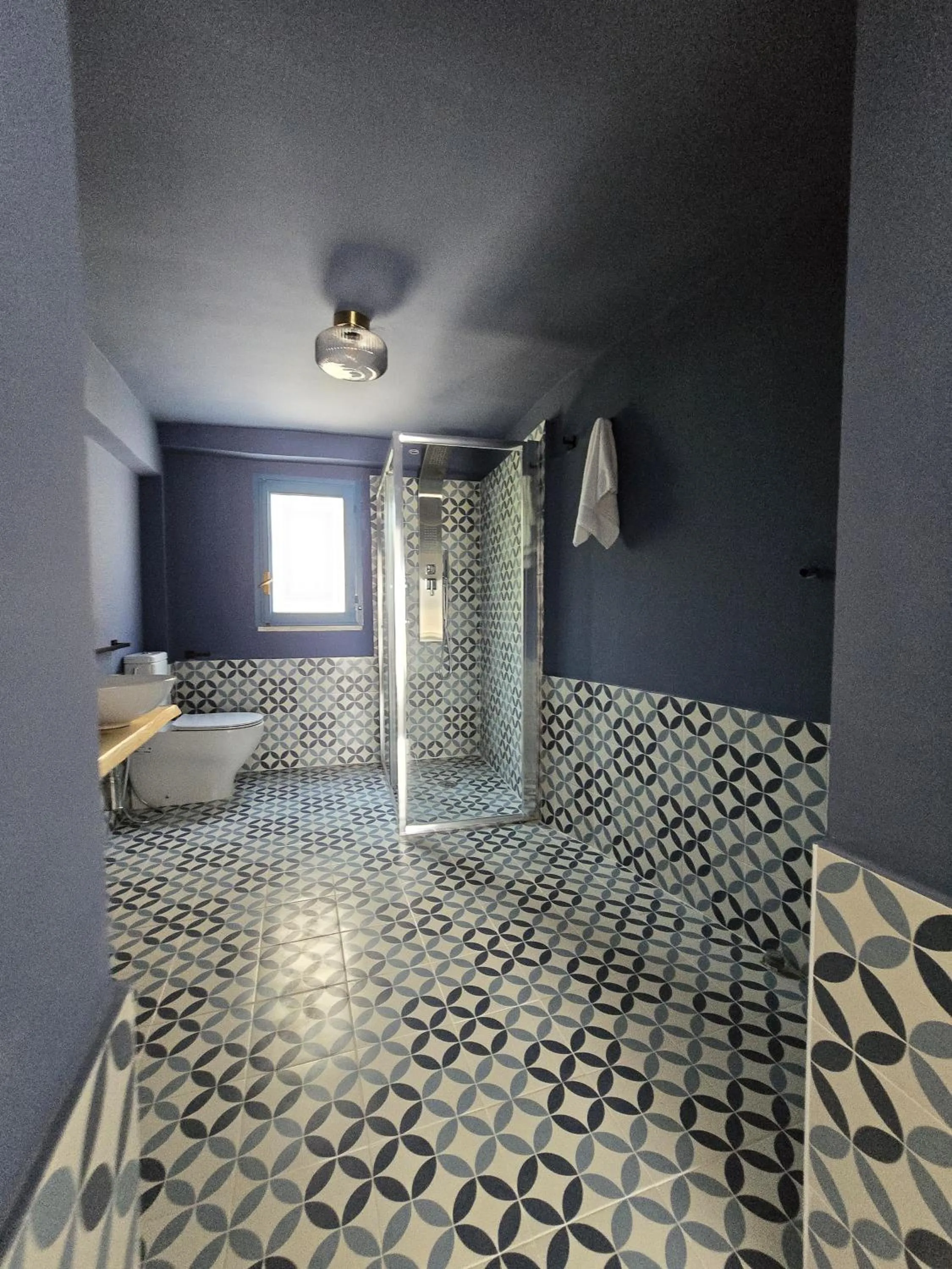 Shower in Terra Muronis Hotel Diffuso