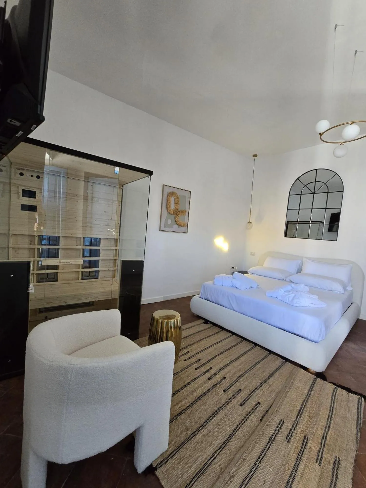 Bed in Terra Muronis Hotel Diffuso