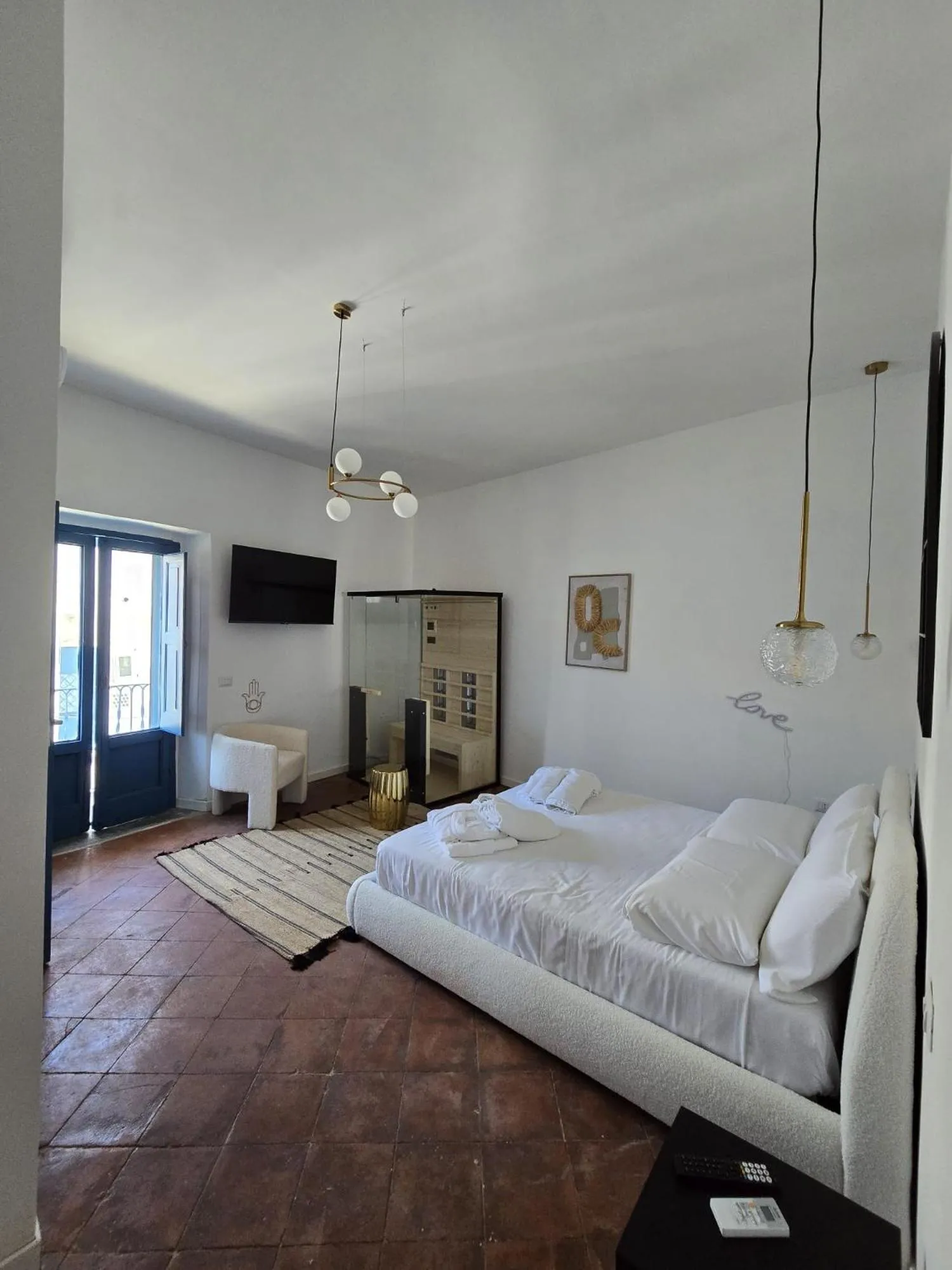 Bed in Terra Muronis Hotel Diffuso