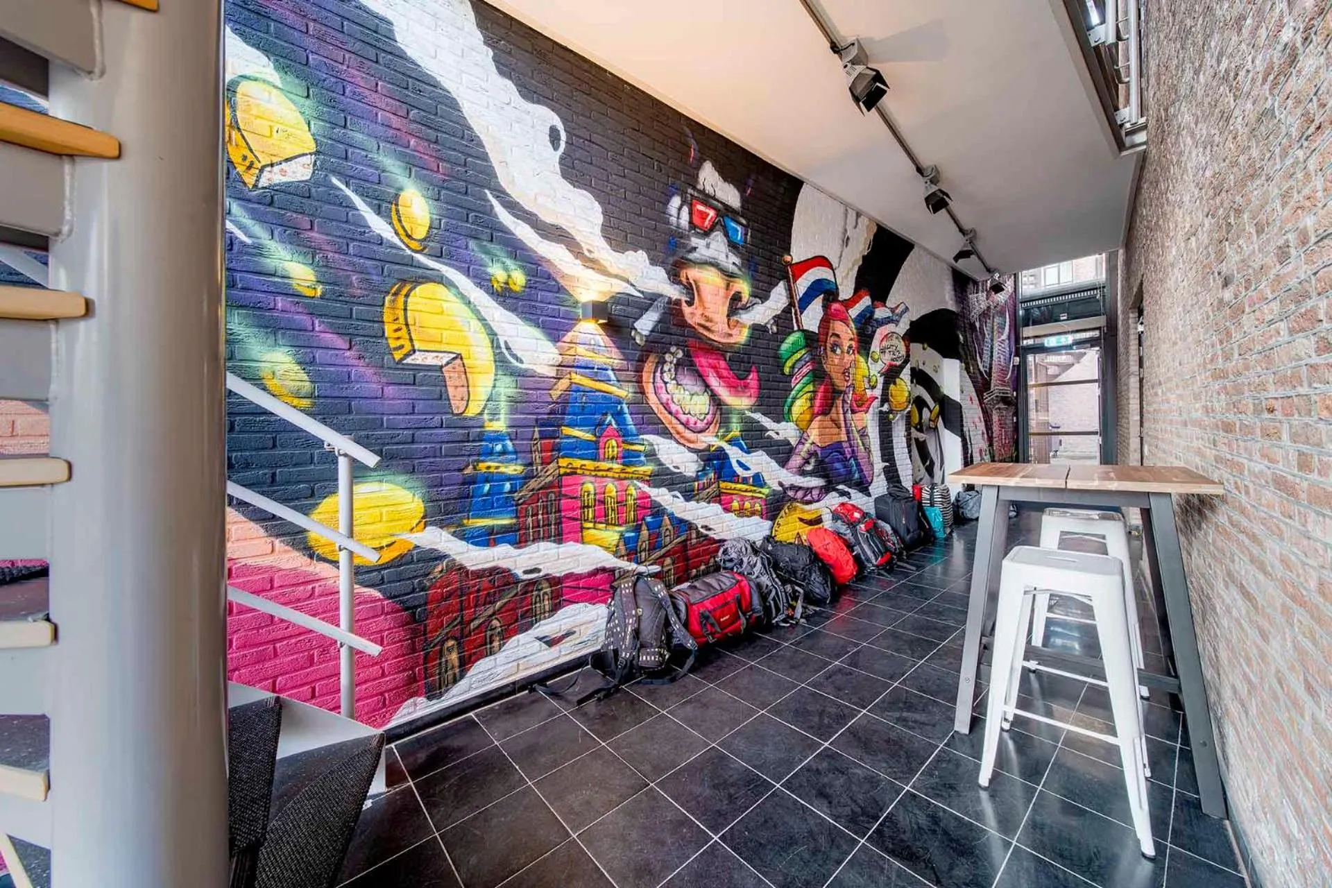 Lobby or reception in City Trip Hostels Amsterdam-Purmerend