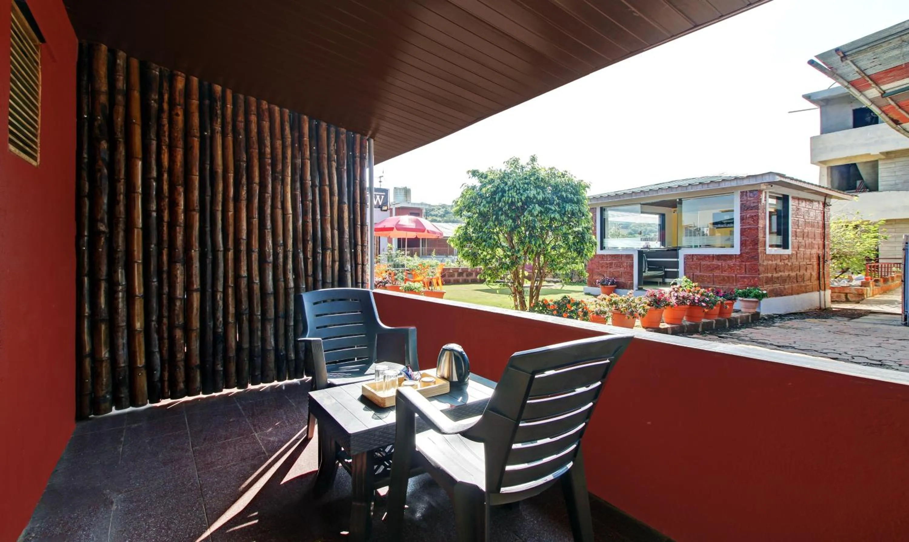 Balcony/Terrace in Treebo La Paradise