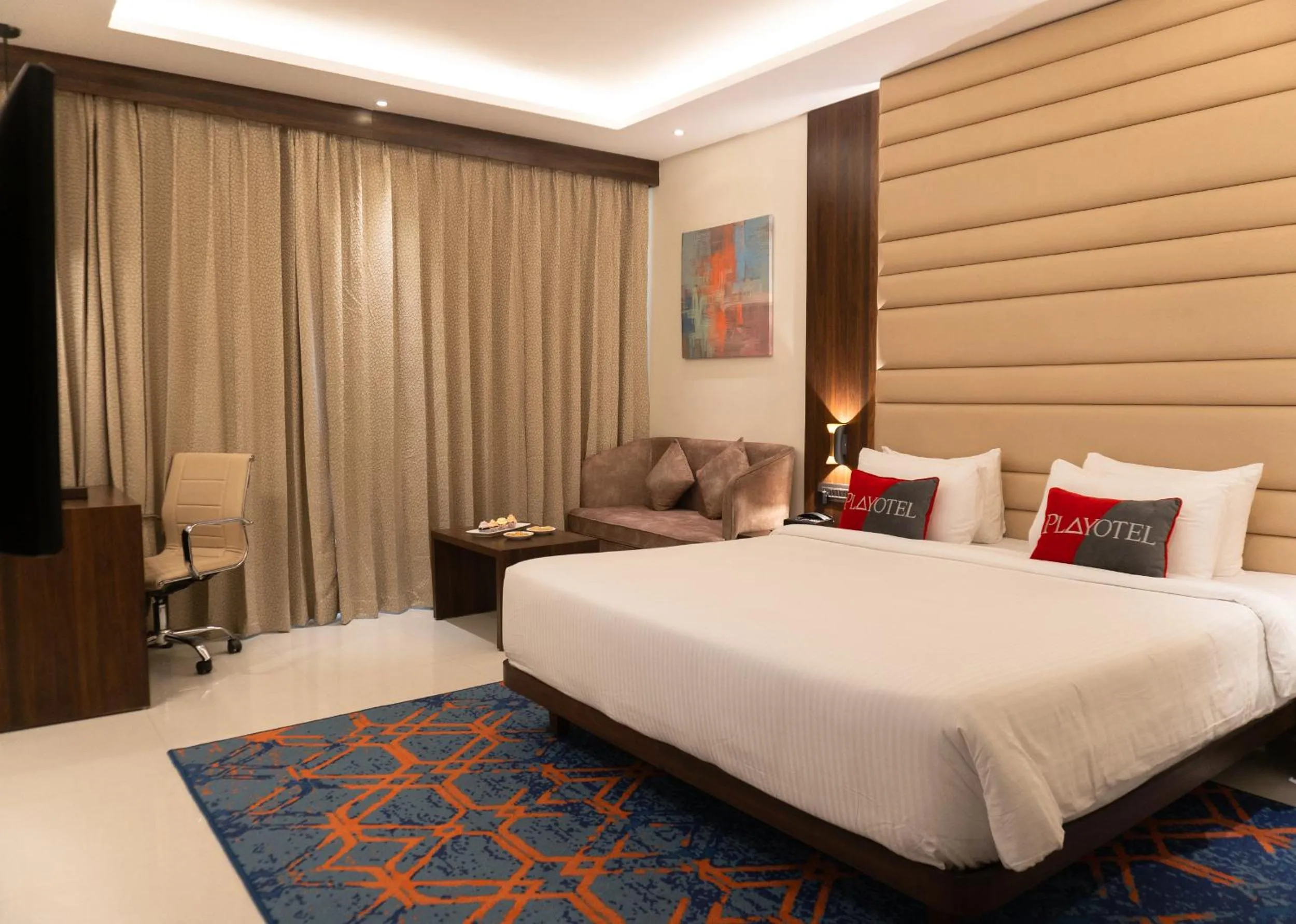 Bed in Playotel Premier Vijay Nagar