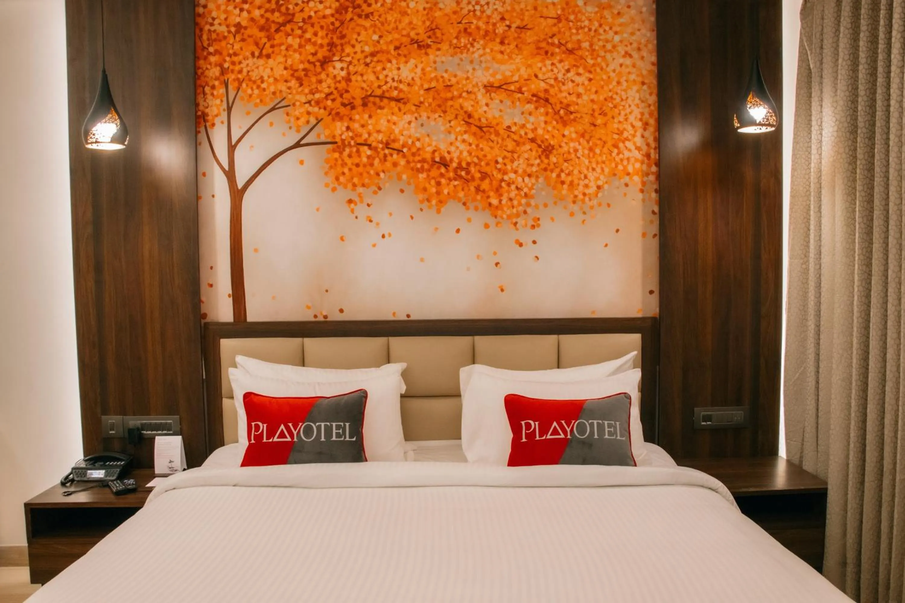 Bed in Playotel Premier Vijay Nagar