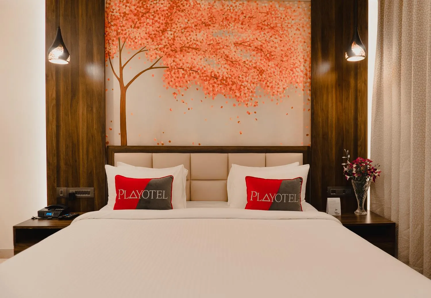 Bed in Playotel Premier Vijay Nagar