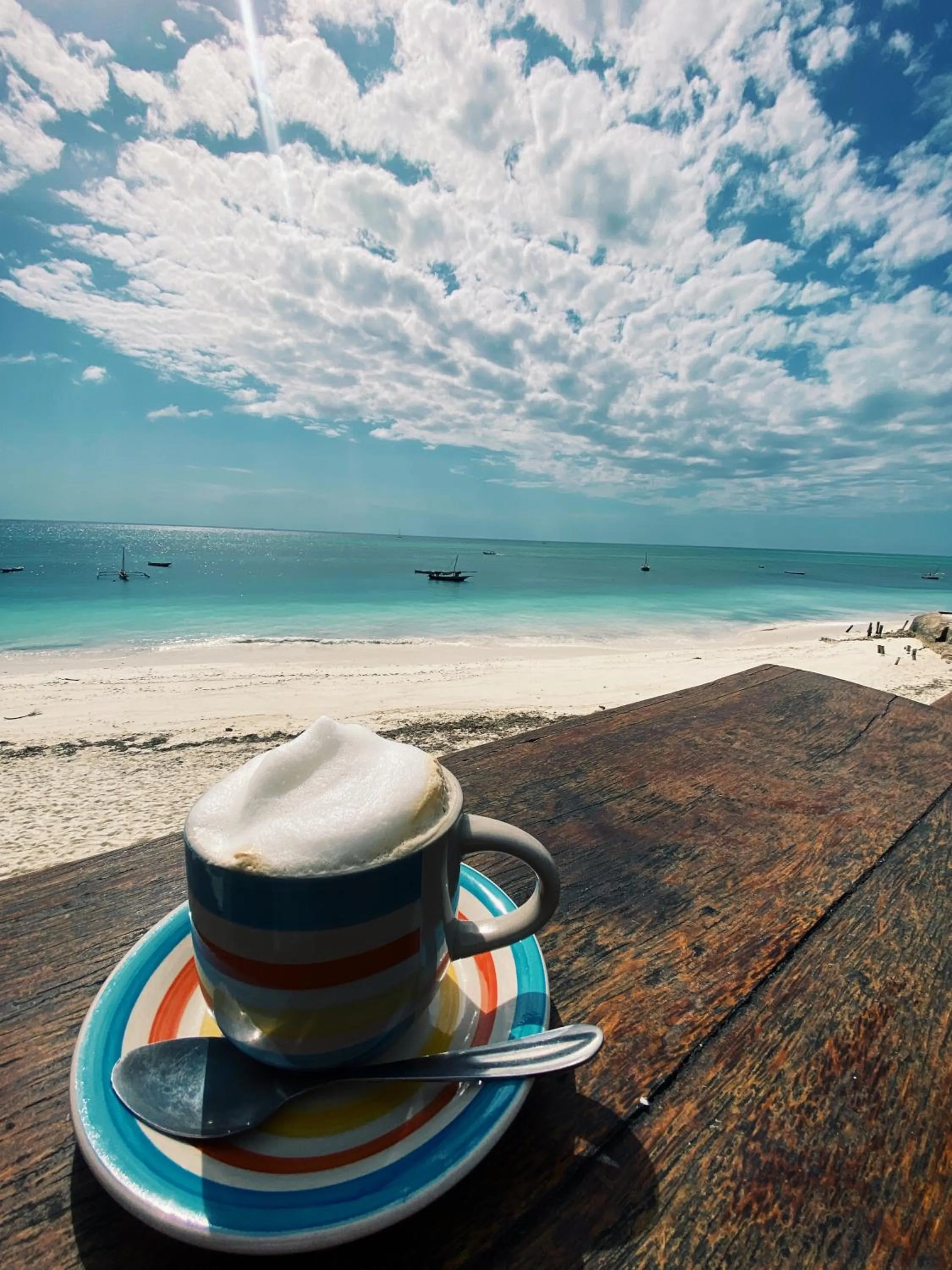 Breakfast in Crystal Beach Nungwi