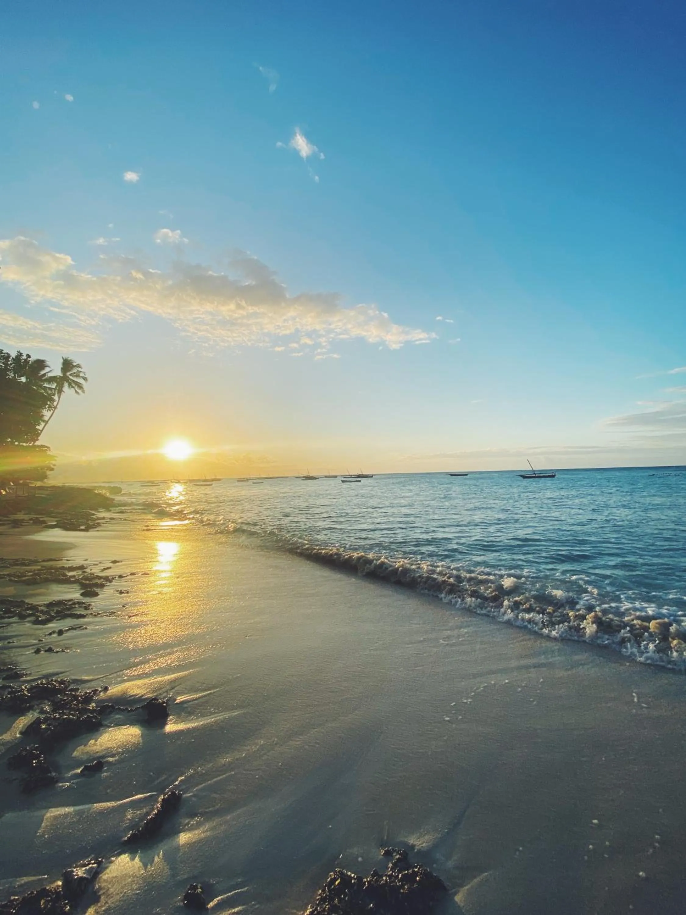 Hiking in Crystal Beach Nungwi