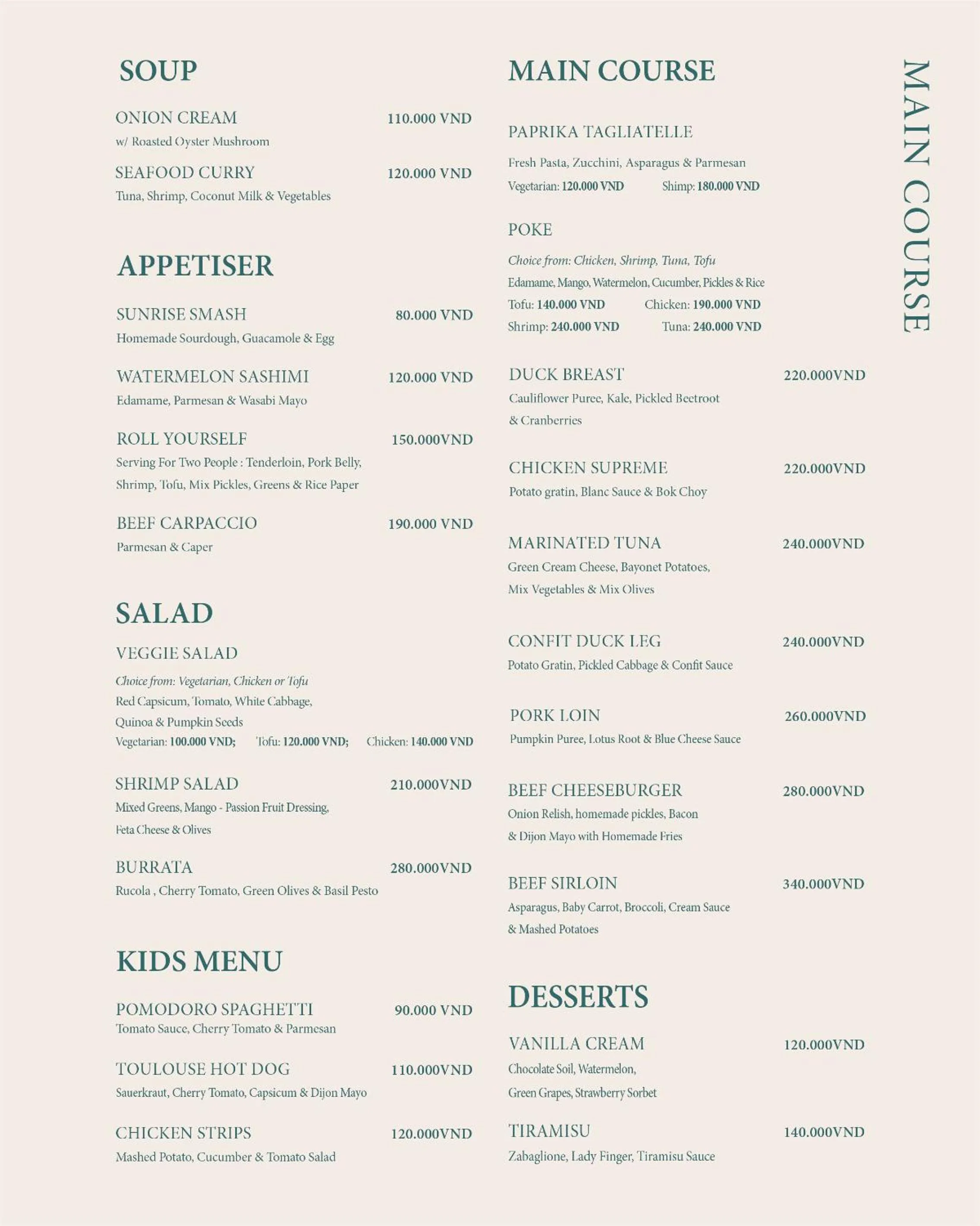 Food and drinks in AMAYA HOME - Lodge, Spa & Restaurant