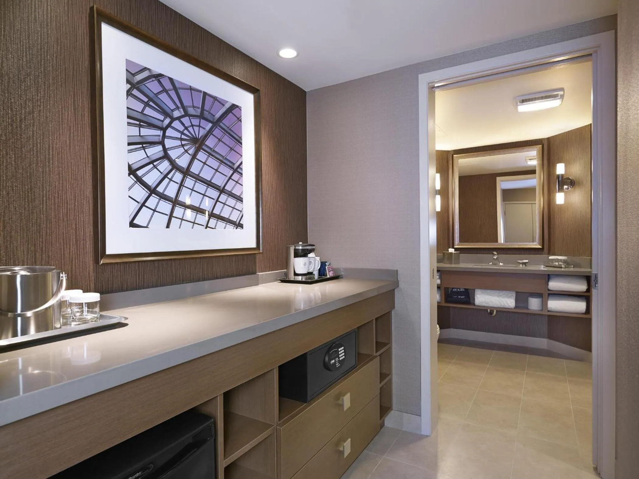 Bathroom in DoubleTree by Hilton West Edmonton