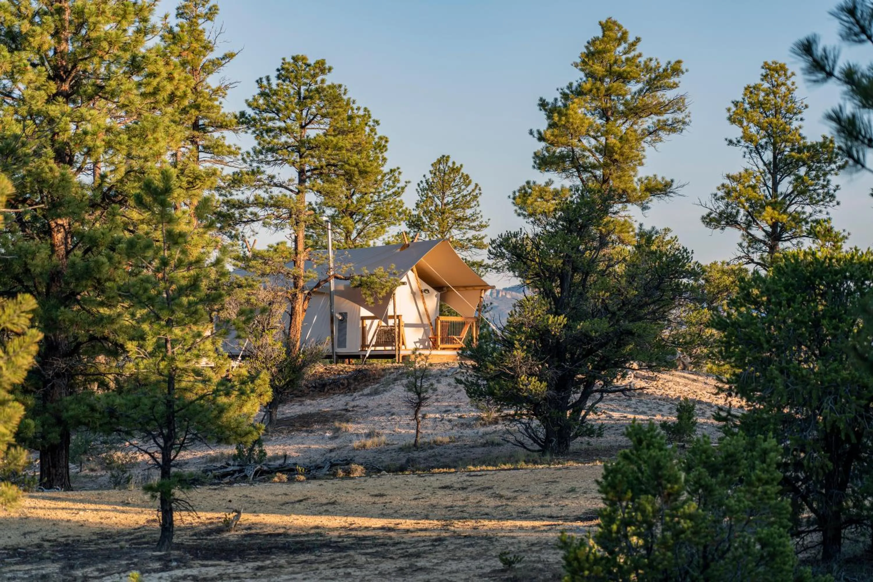 View (from property/room) in Under Canvas Bryce Canyon
