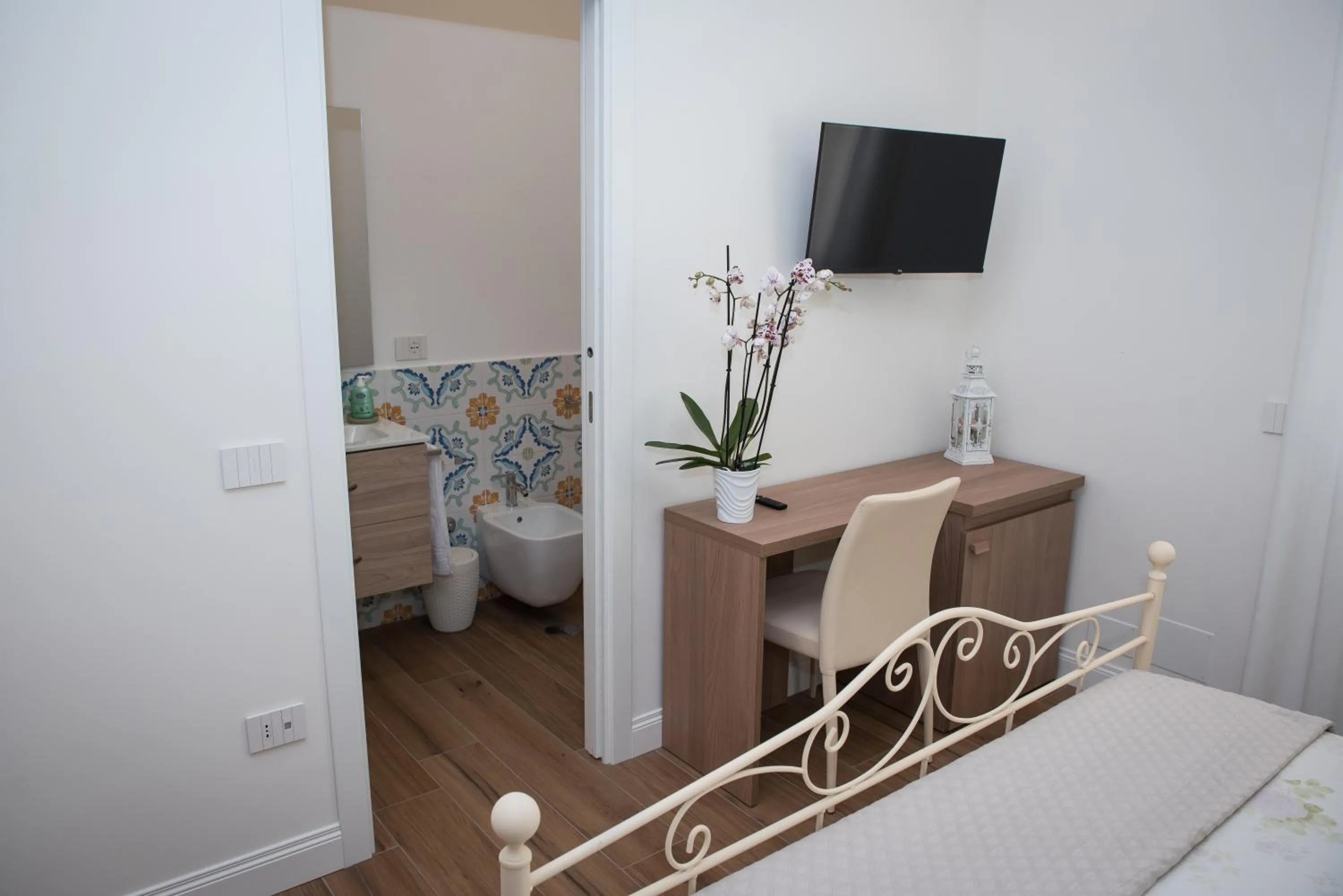 TV and multimedia, Bed in B&B La Piazzetta