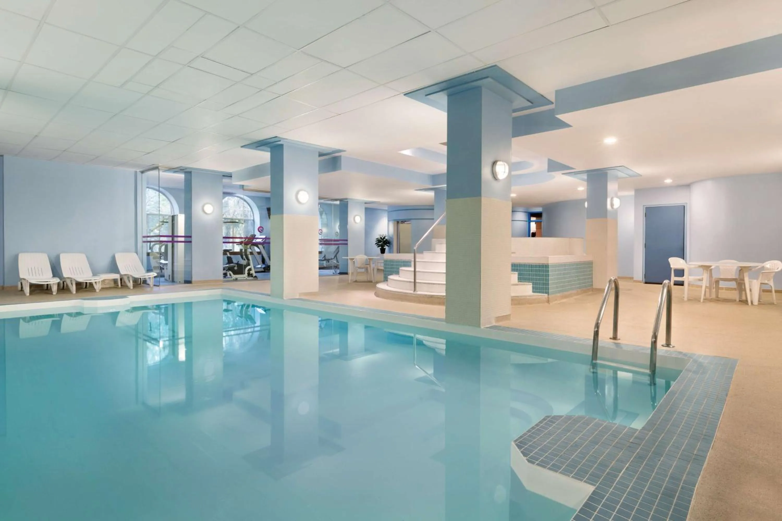 Pool view in Coast Edmonton Plaza Hotel by APA