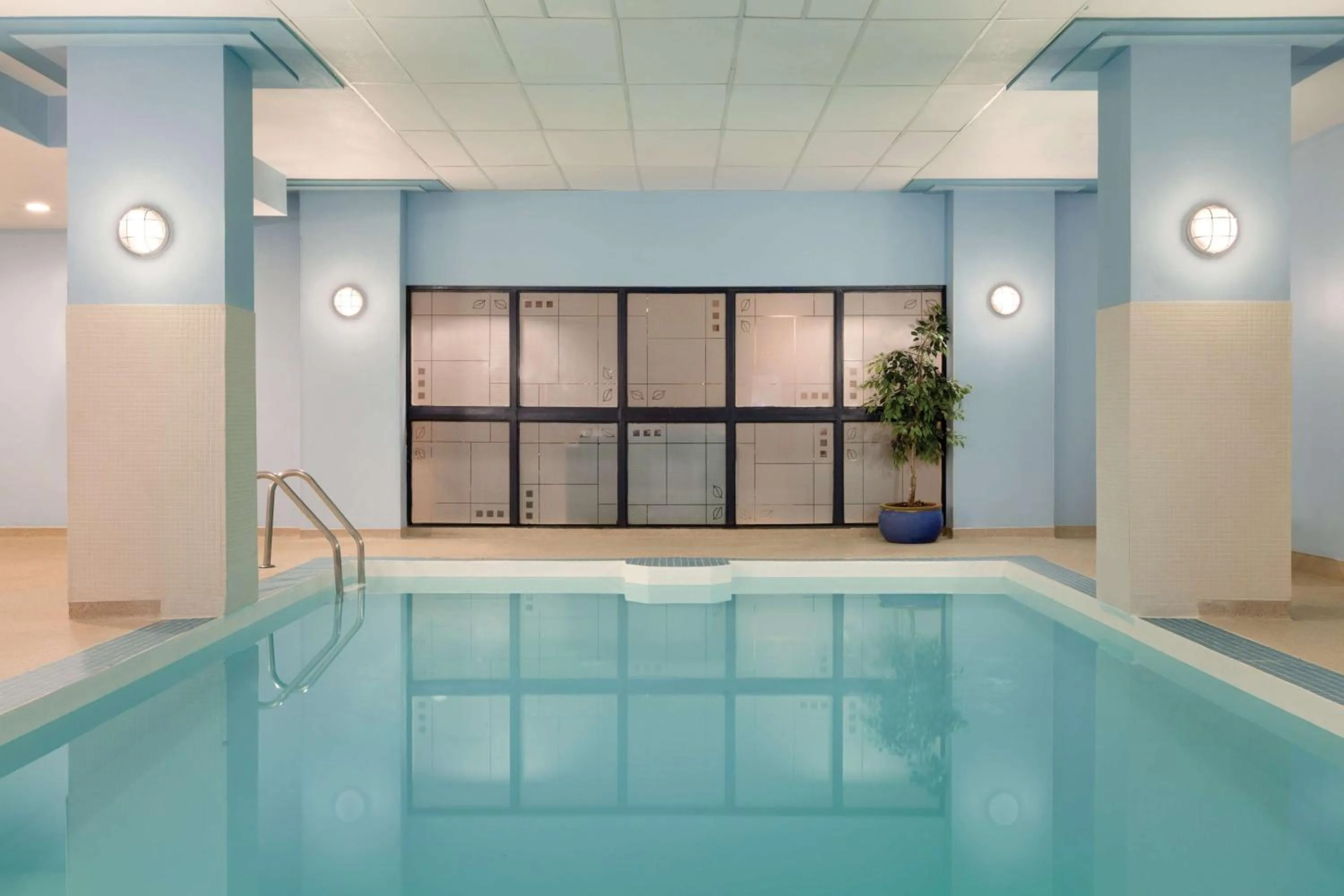 Pool view in Coast Edmonton Plaza Hotel by APA