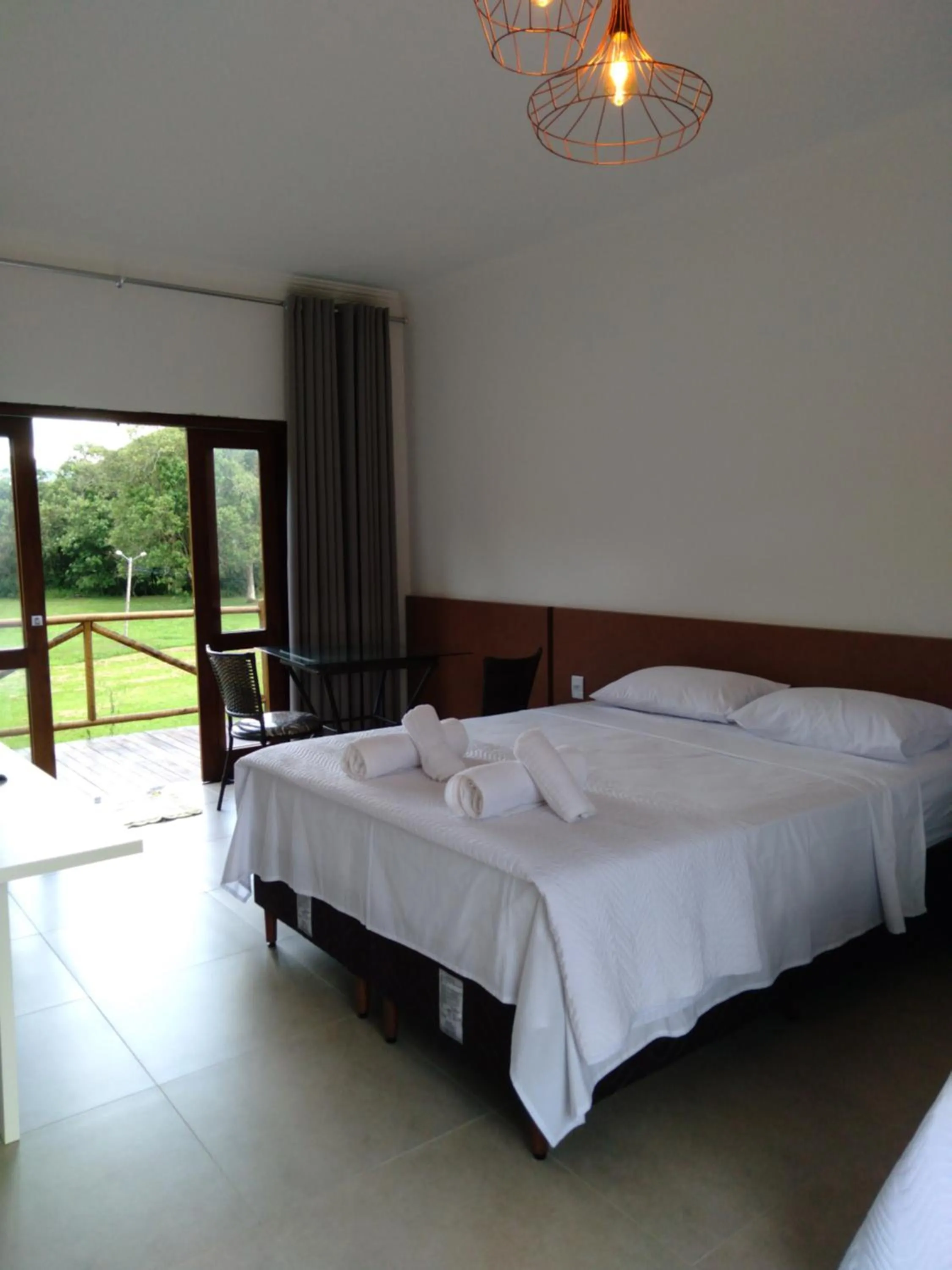 Bed in Chalé Águas Claras