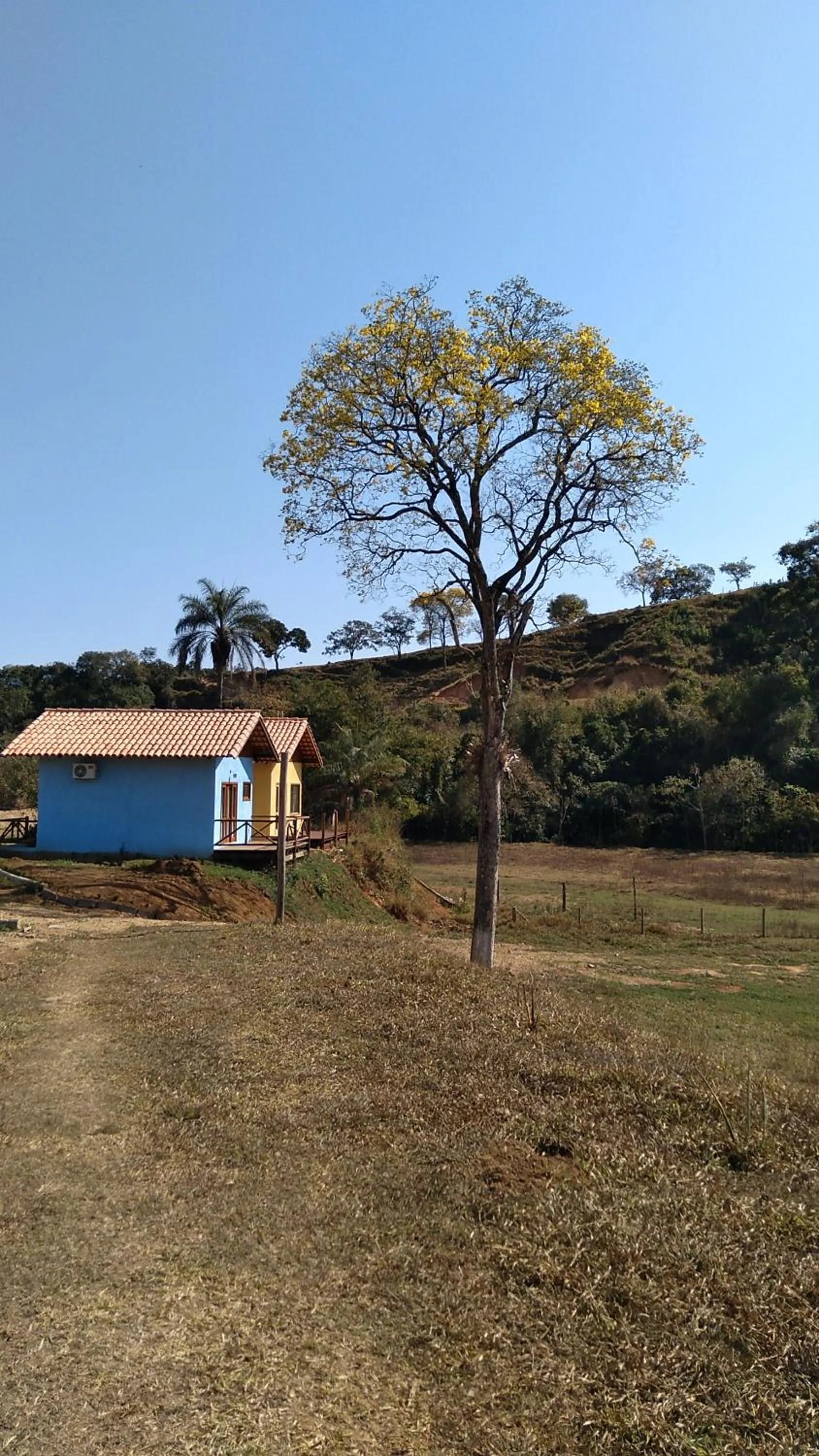 Natural landscape in Chalé Águas Claras