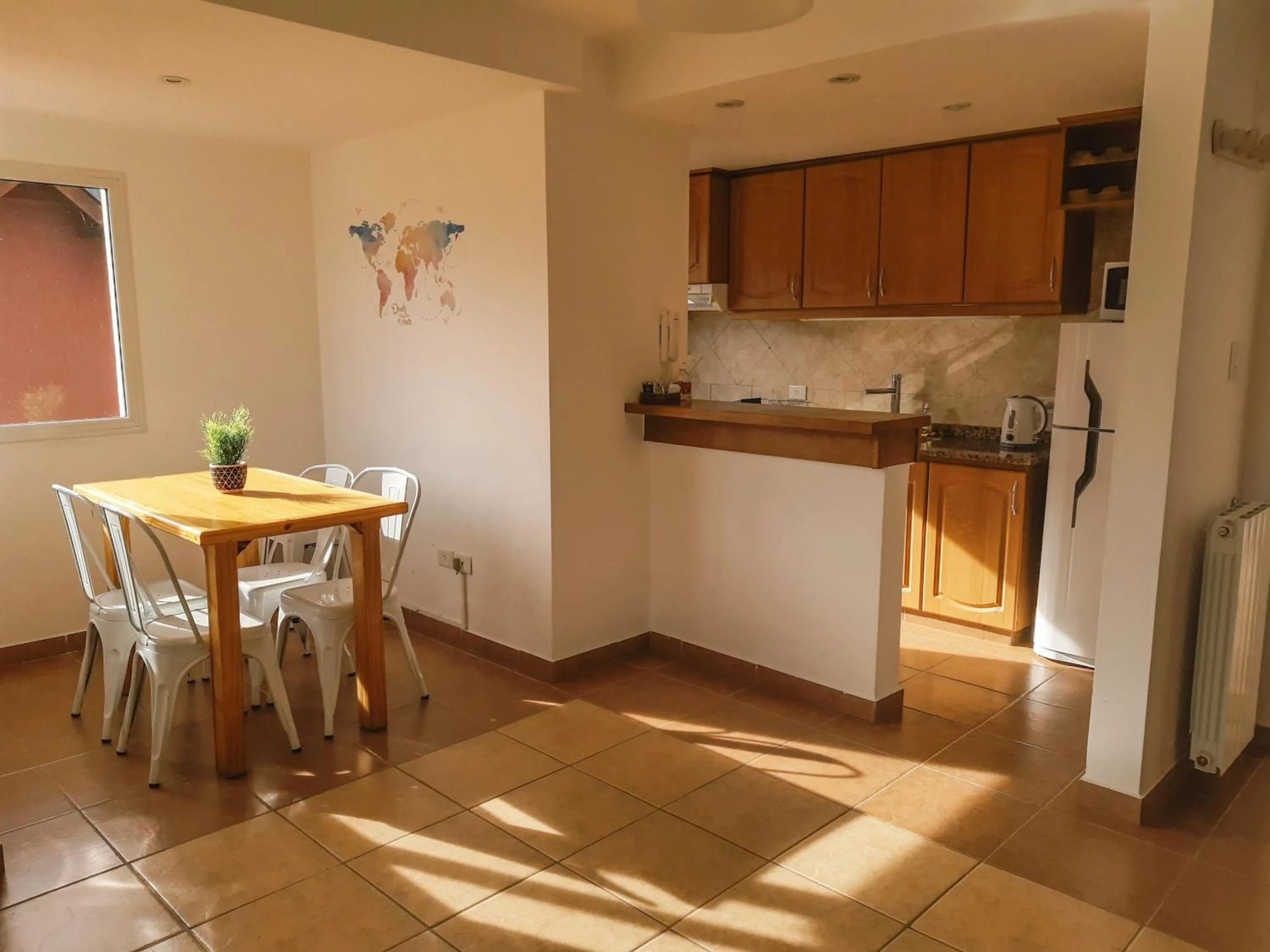 Dining area in South Apartments