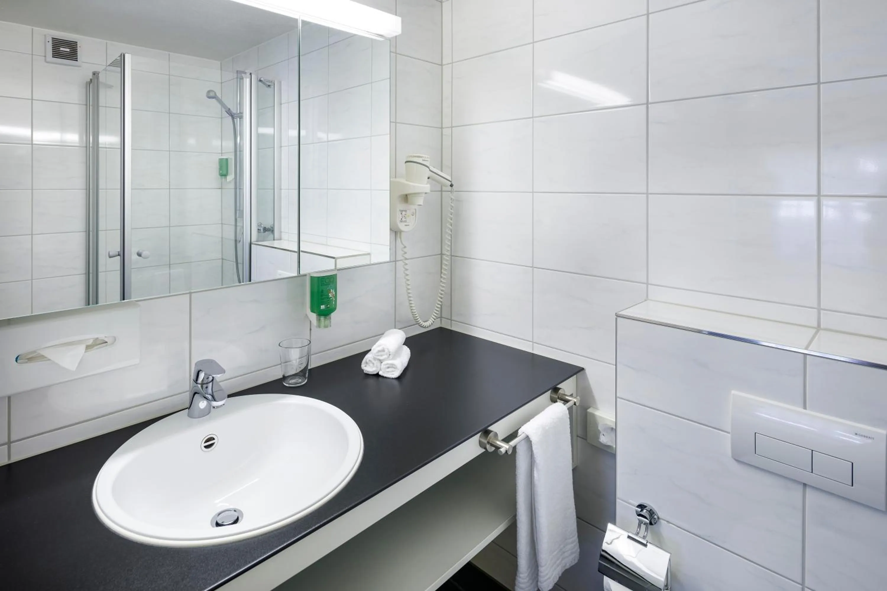 Bathroom in Hotel Stalden